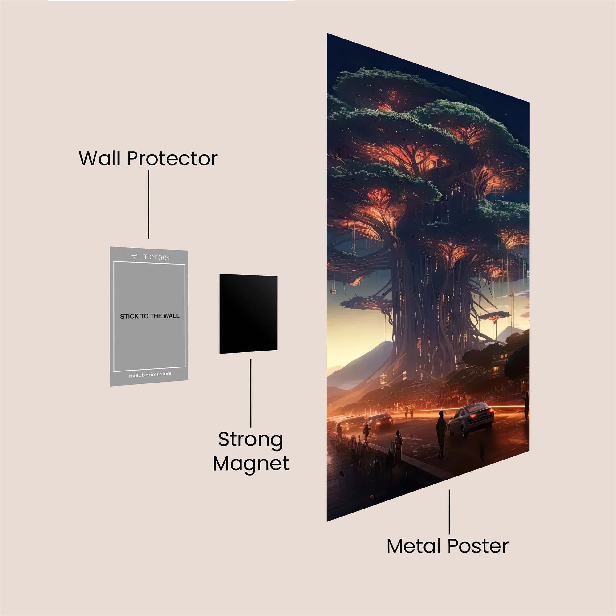 Yggdrasil Dream Safe Wall Magnetic / M