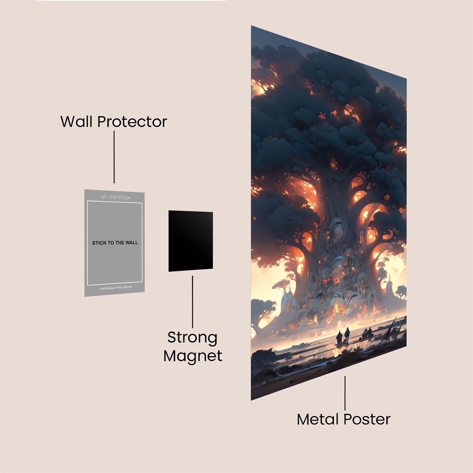 Yggdrasil Radiant Safe Wall Magnetic / M