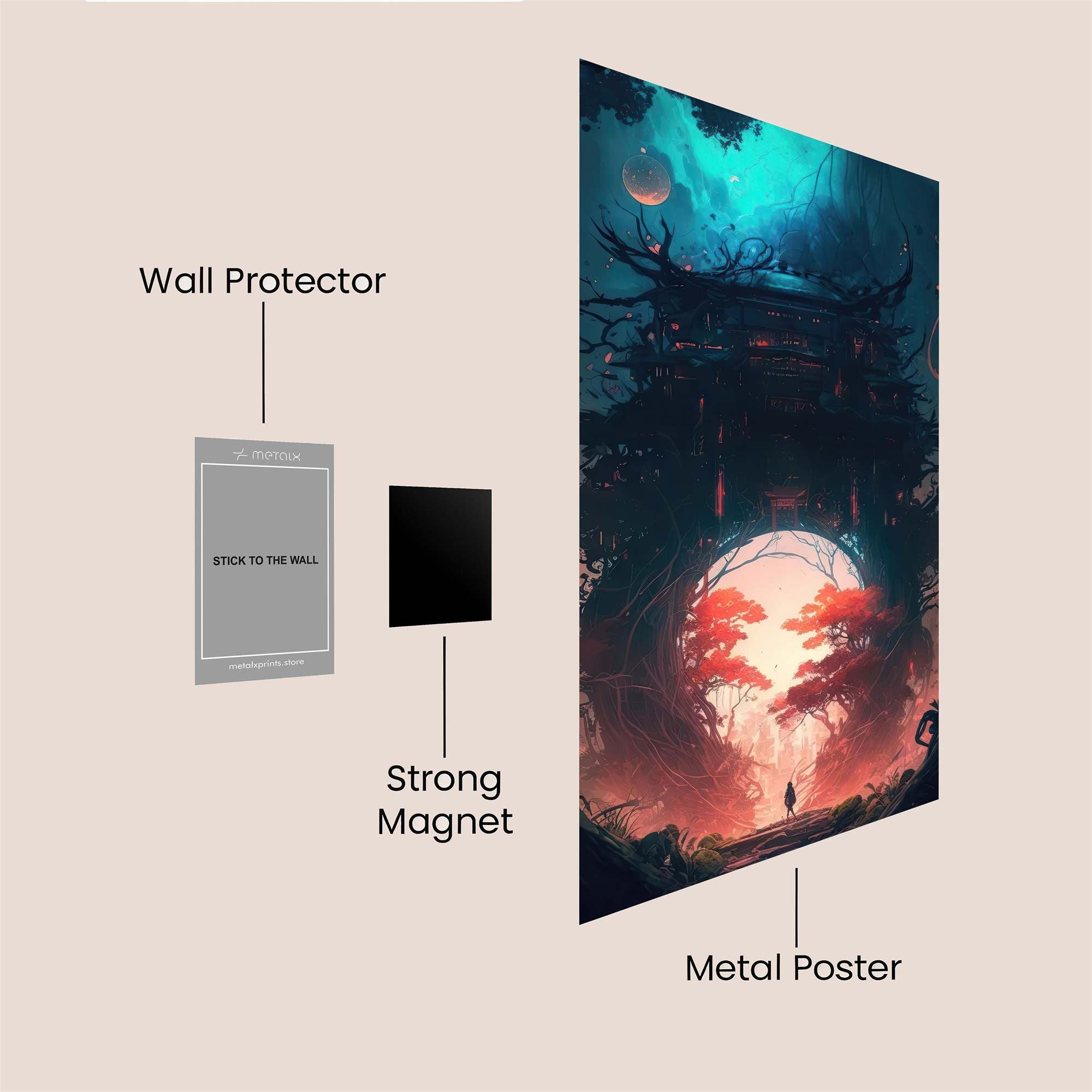 Portal Enigma Safe Wall Magnetic / M