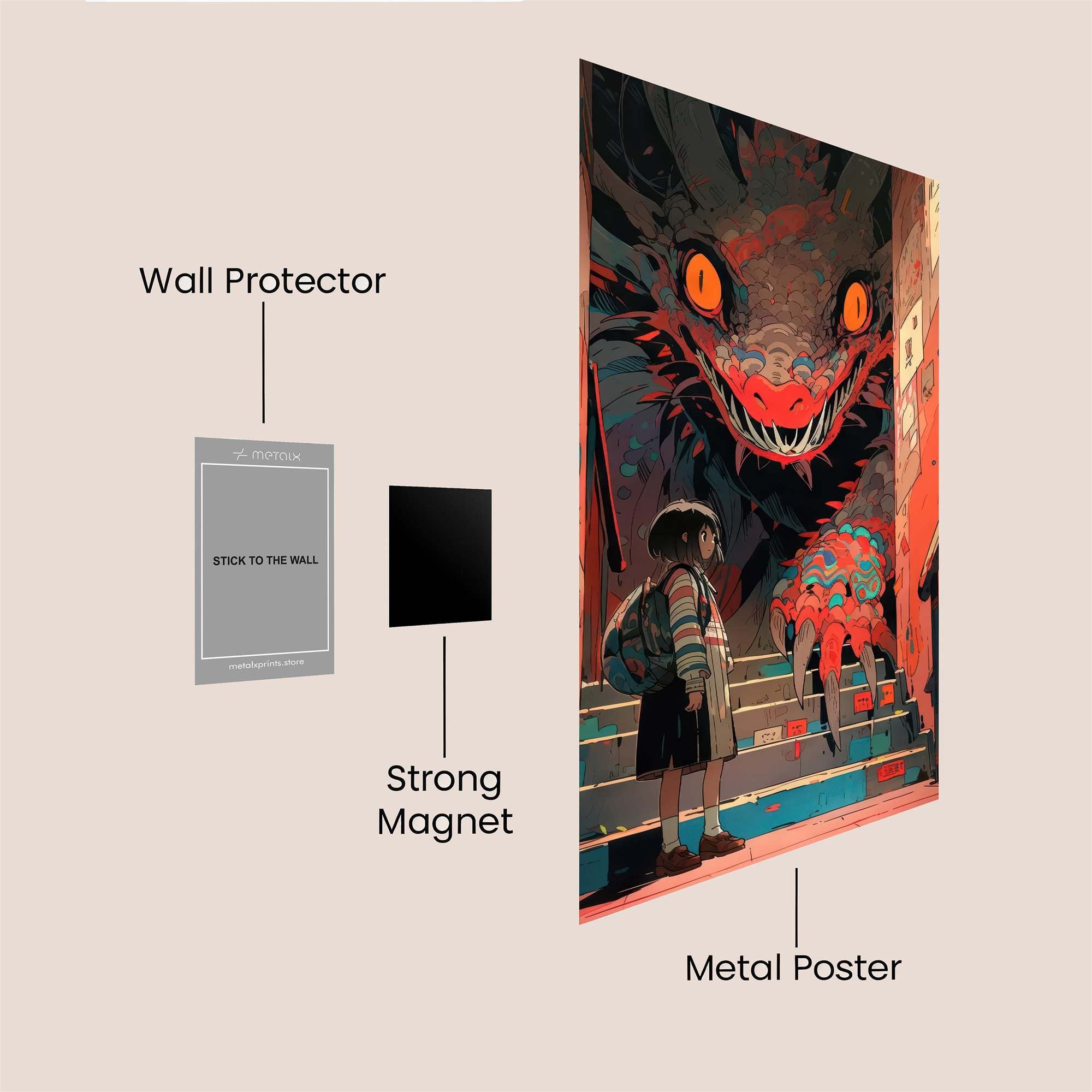 Dragon Encounter Safe Wall Magnetic / M