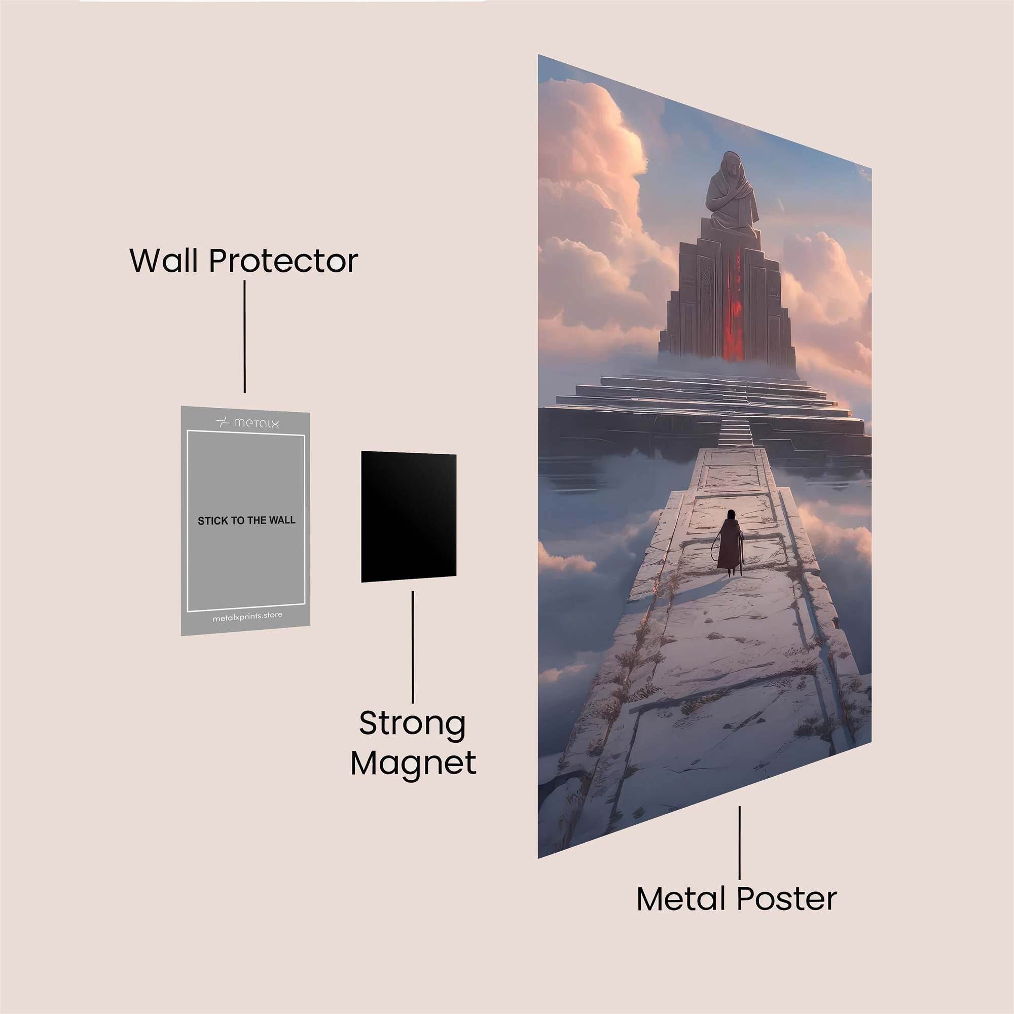 Bull Twilight Safe Wall Magnetic / M