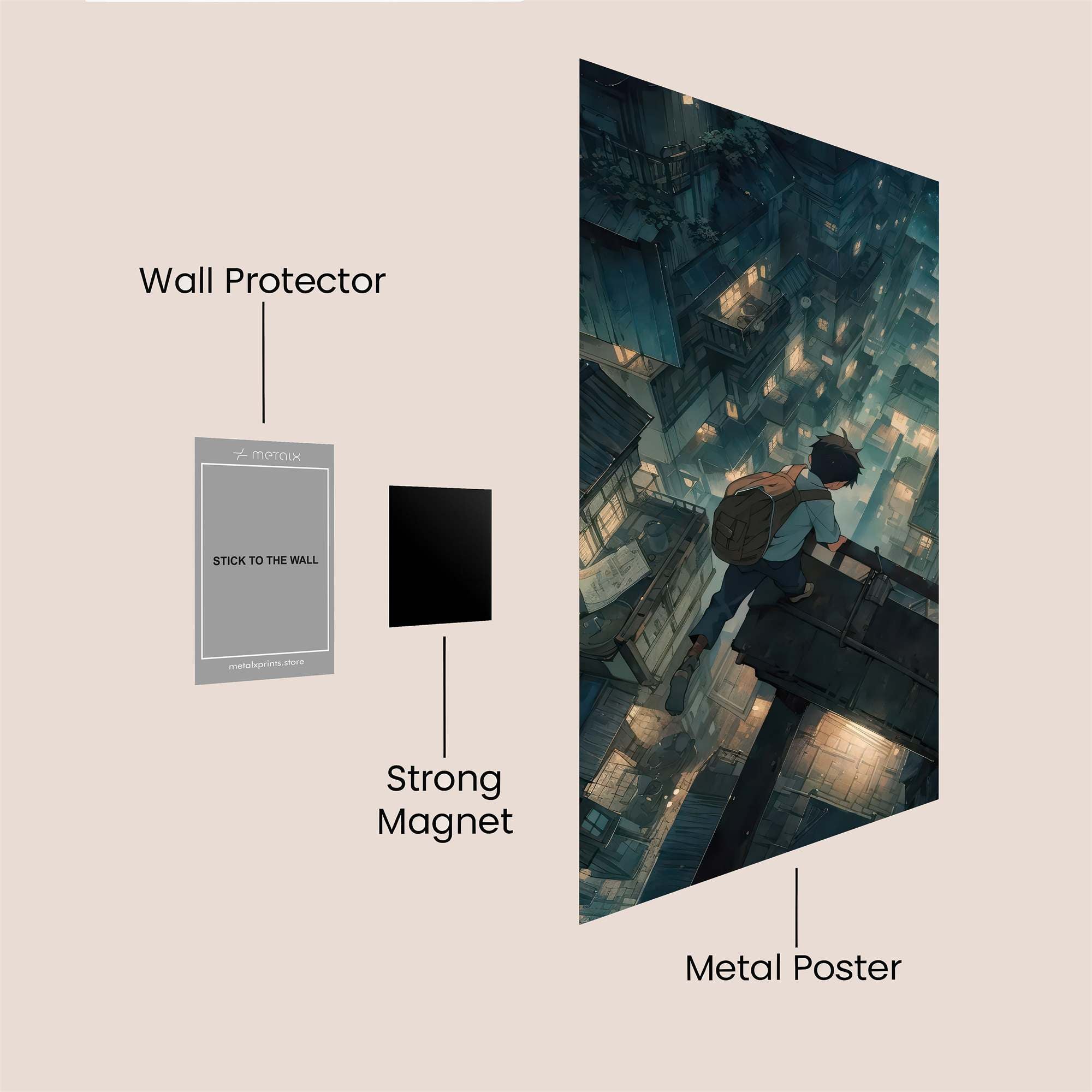 Urban Dreamer Safe Wall Magnetic / M