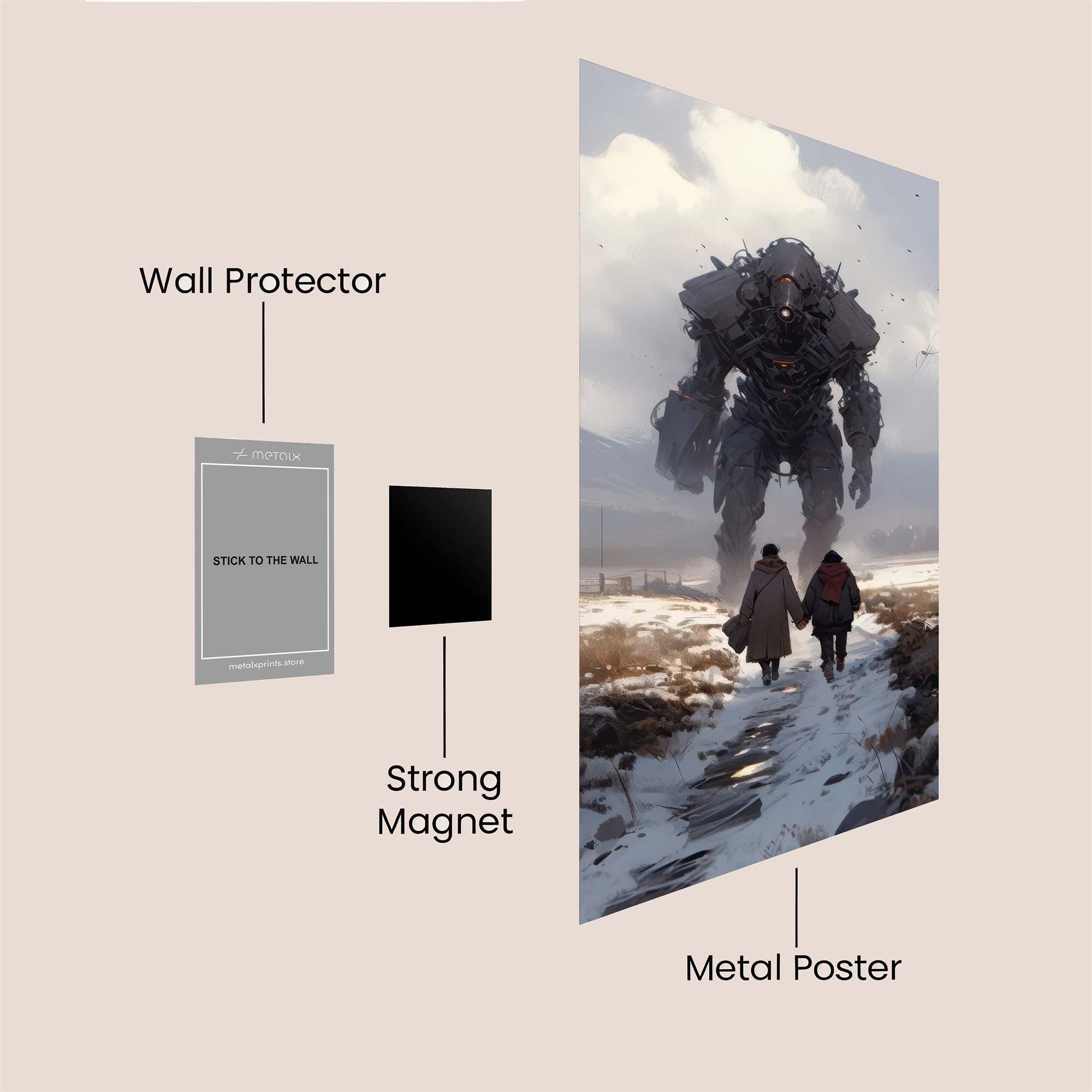 Colossus Calm Safe Wall Magnetic / M