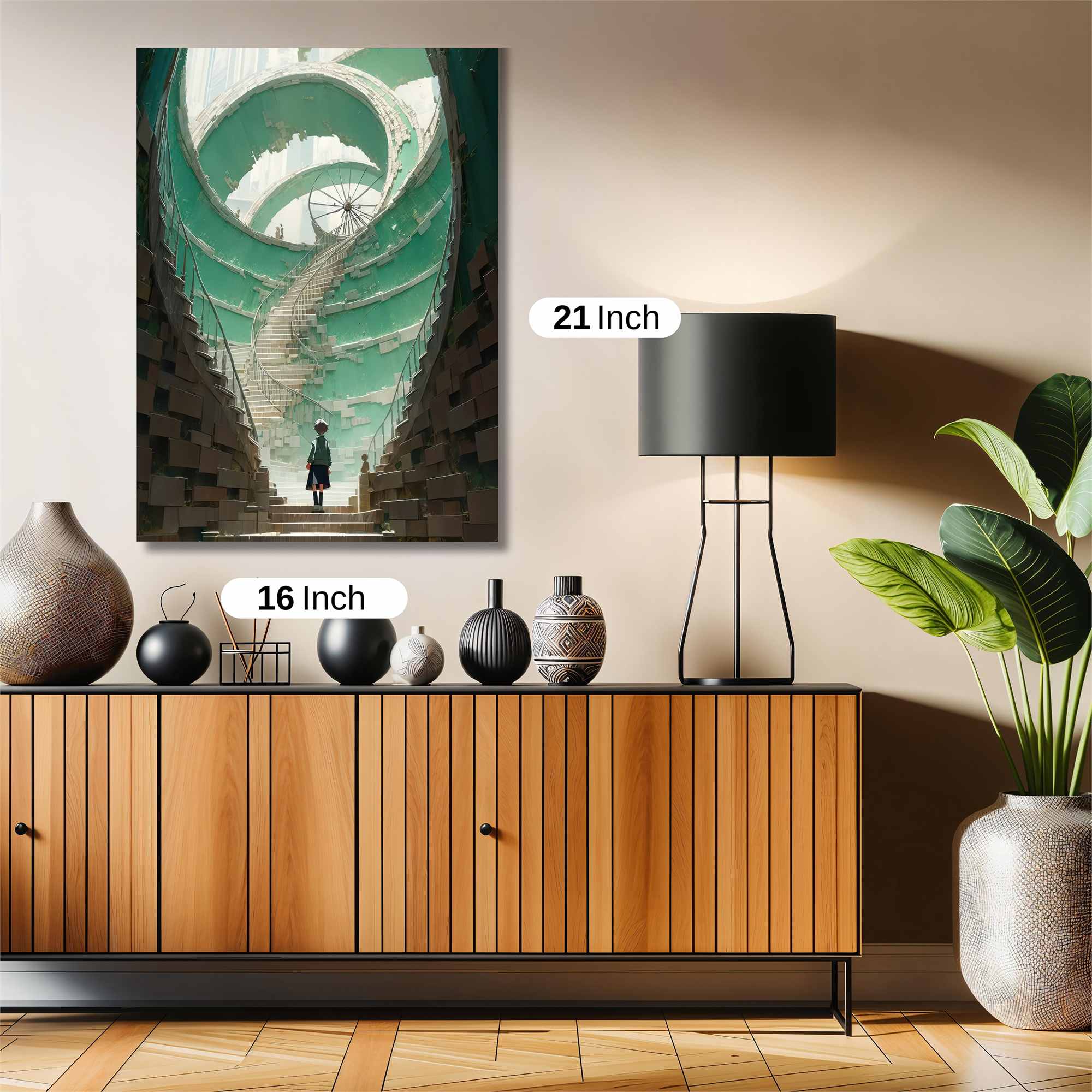 Spiral Serenity Safe Wall Magnetic / M