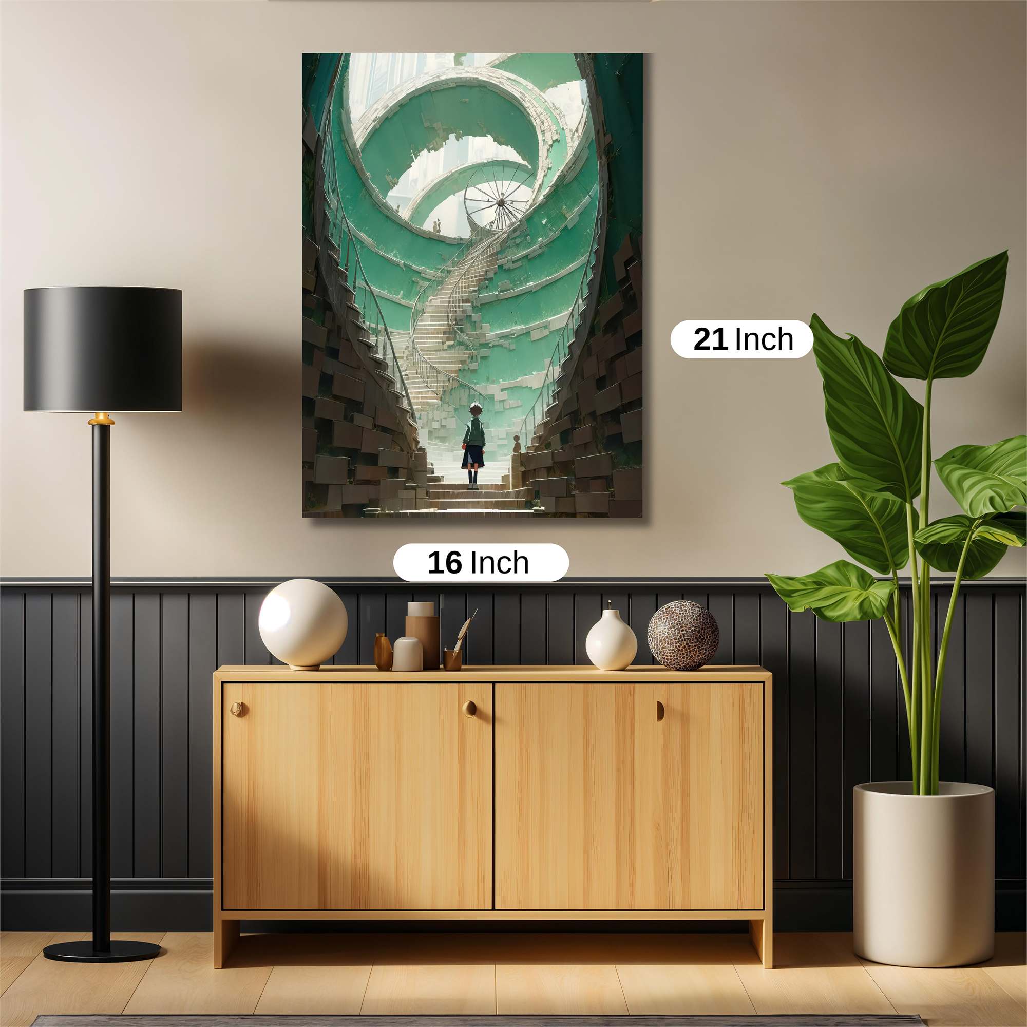 Spiral Serenity Safe Wall Magnetic / M