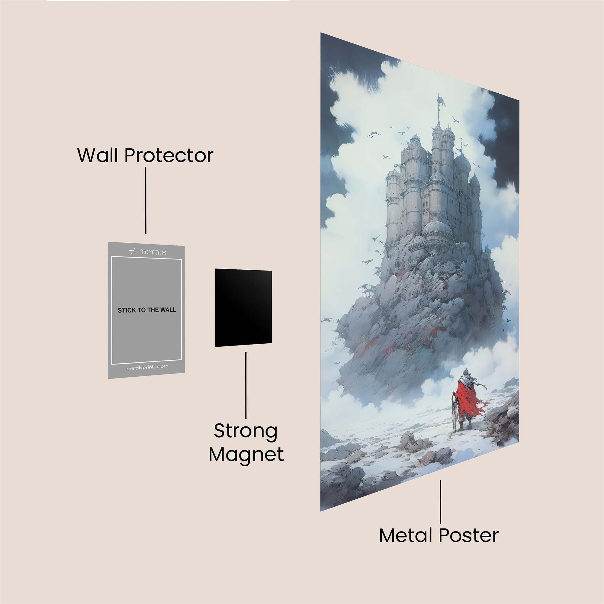 Castle Serenity Safe Wall Magnetic / M