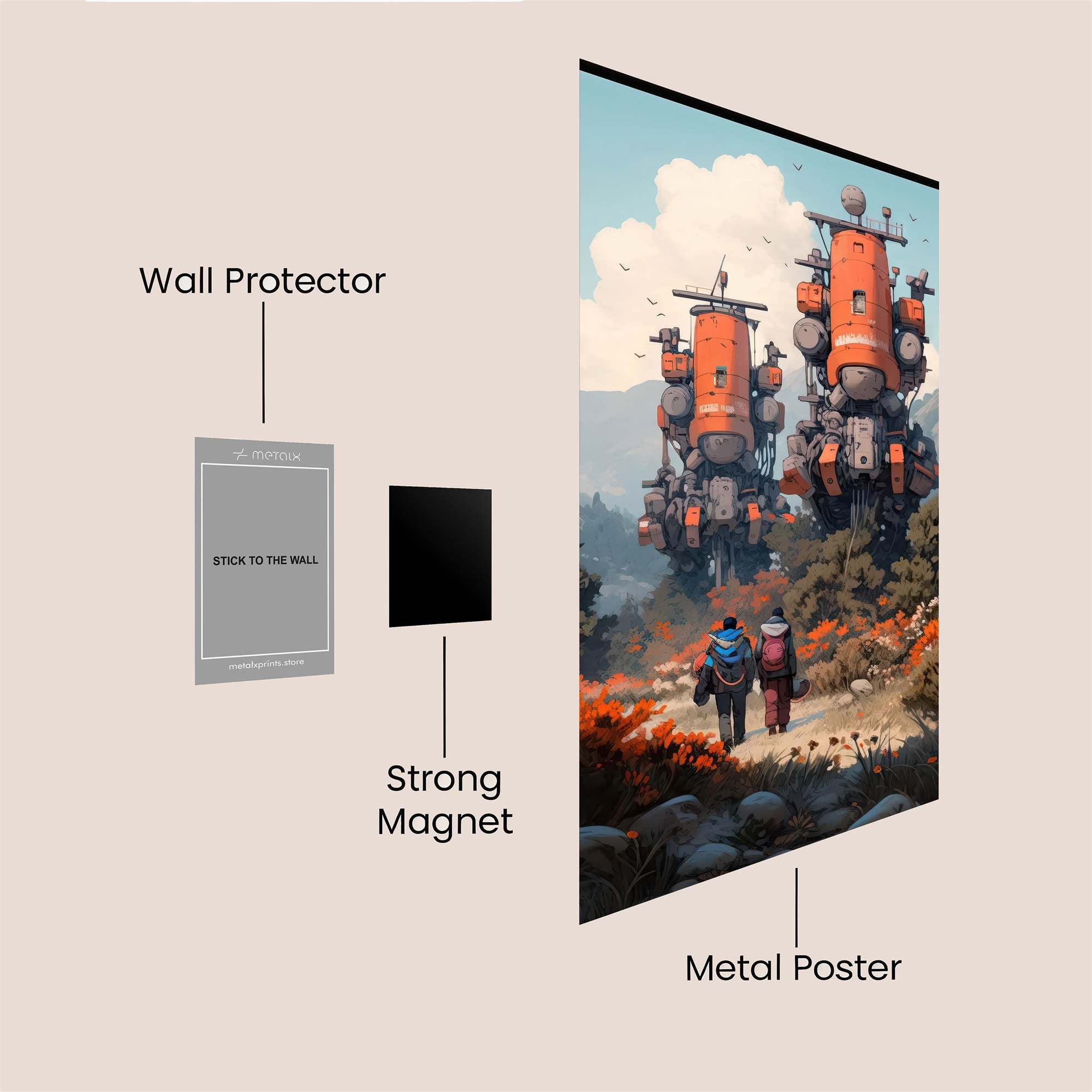 MechaDreamscape Safe Wall Magnetic / M