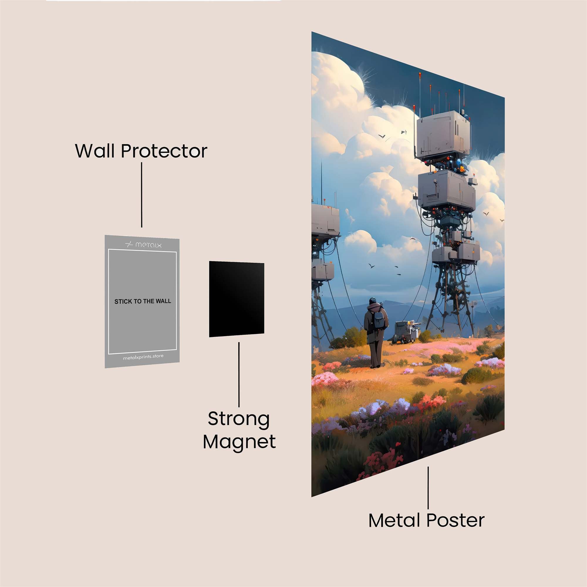 Antennae Serenity Safe Wall Magnetic / M