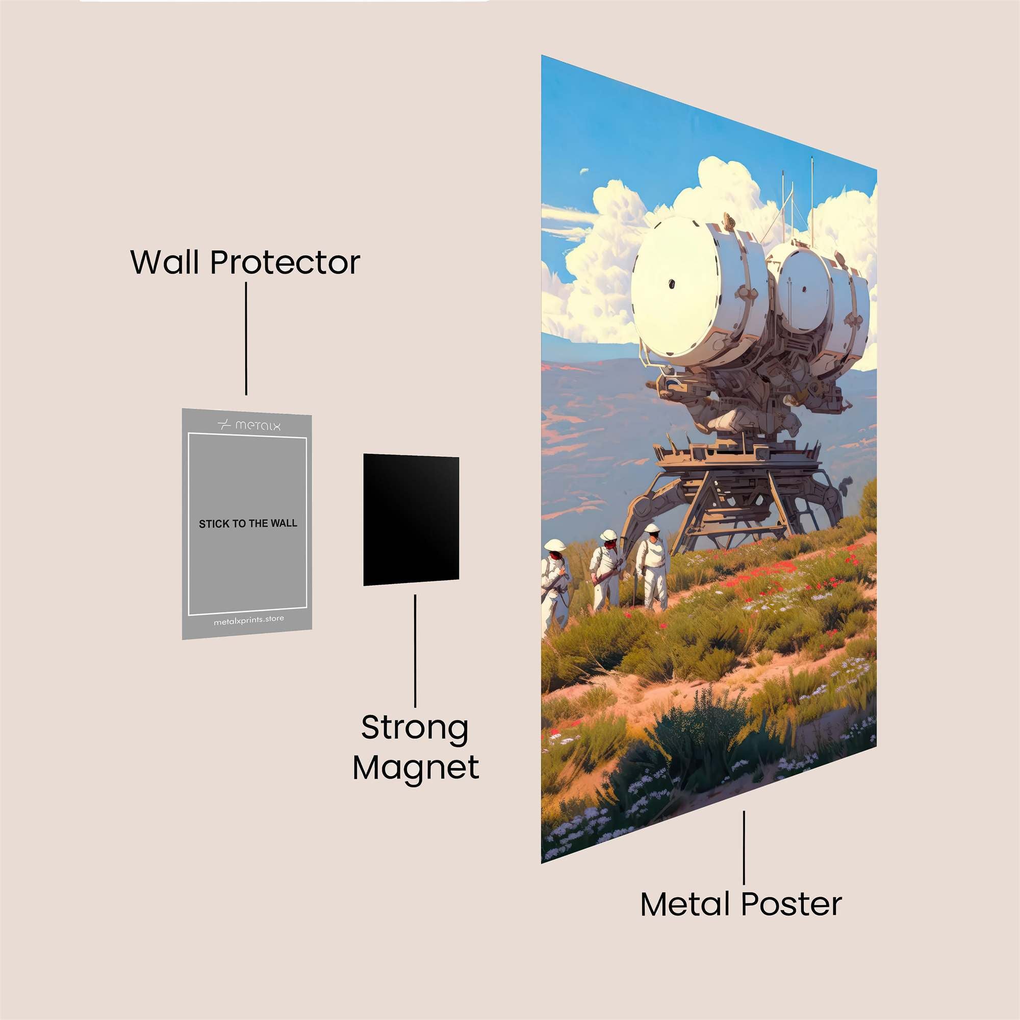 Observatory Tranquil Safe Wall Magnetic / M