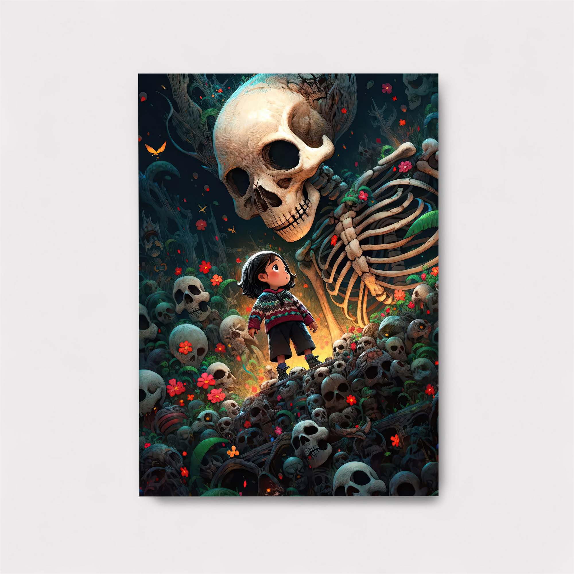 Skeleton Serenity Safe Wall Magnetic / M