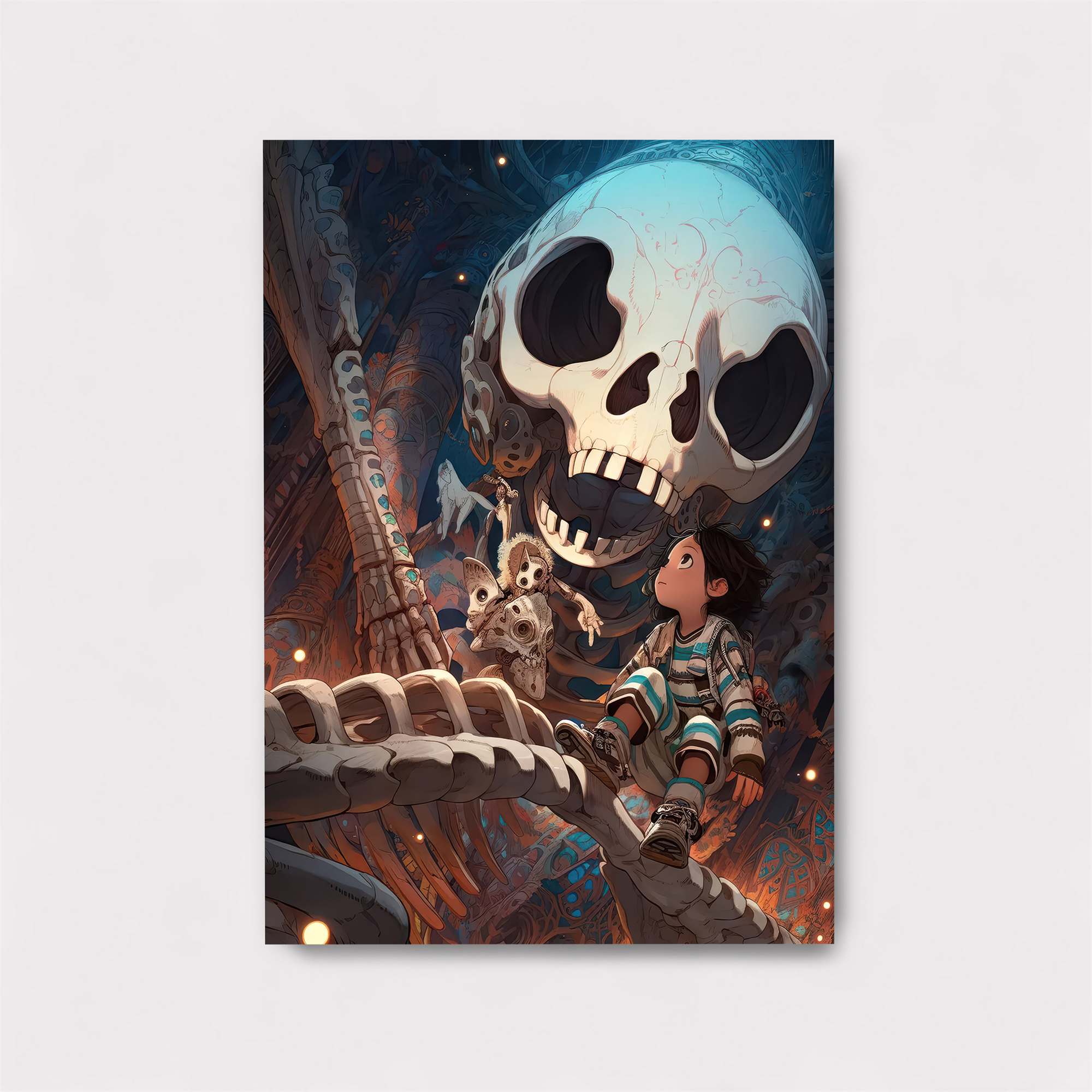 Skull Wonder Safe Wall Magnetic / M