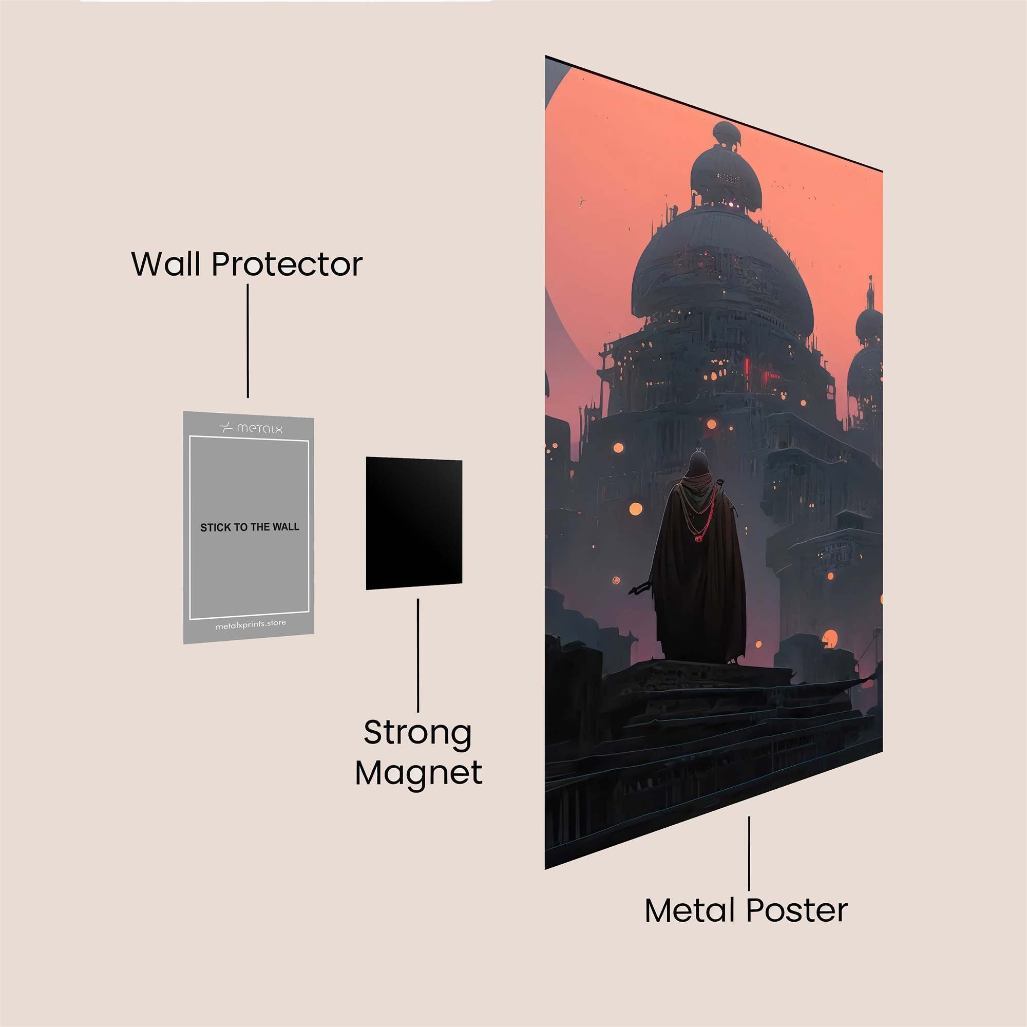 Mystic Dawn Safe Wall Magnetic / M