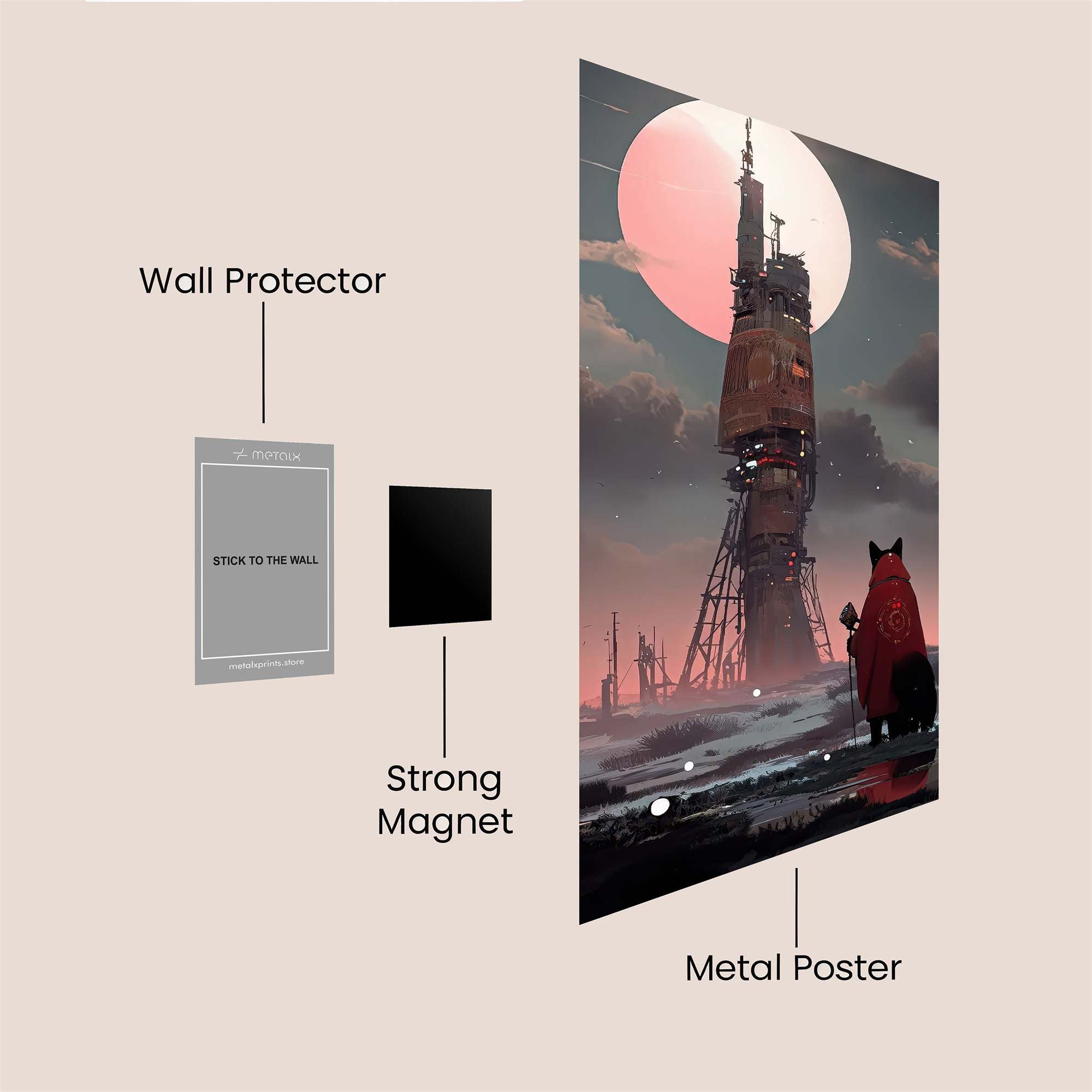 Luna's Vigil Safe Wall Magnetic / M