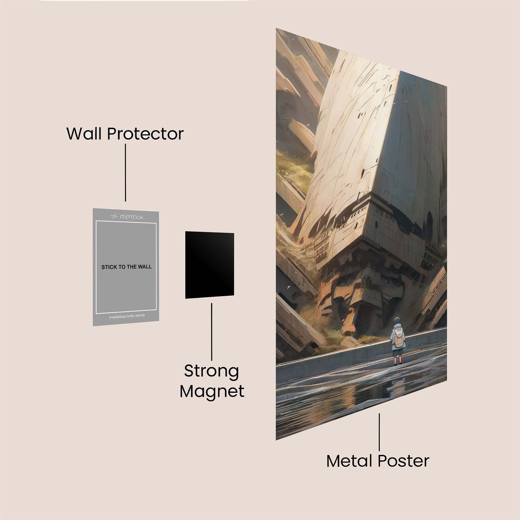 Monolith Solitude Safe Wall Magnetic / M