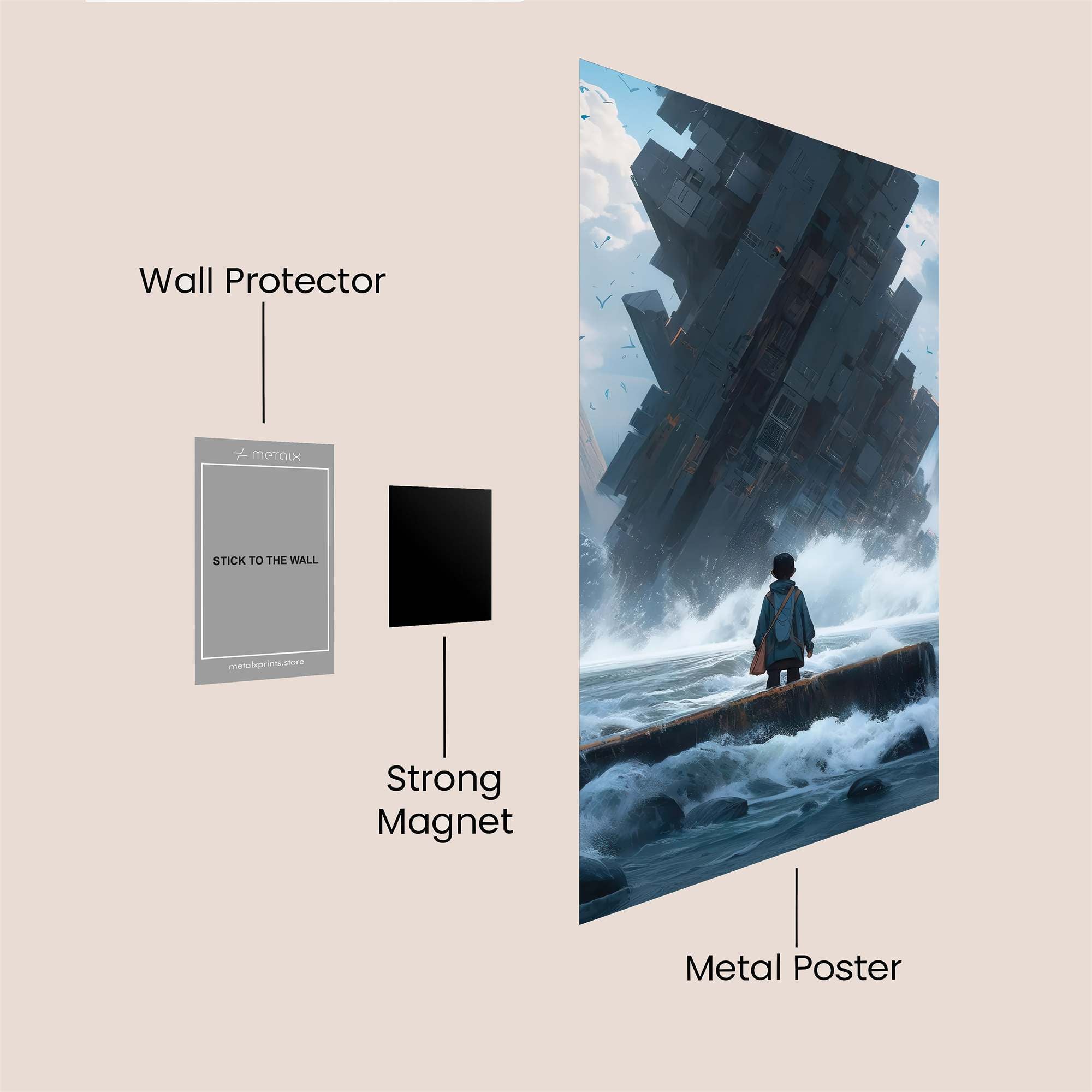 Apocalyptic Wonder Safe Wall Magnetic / M