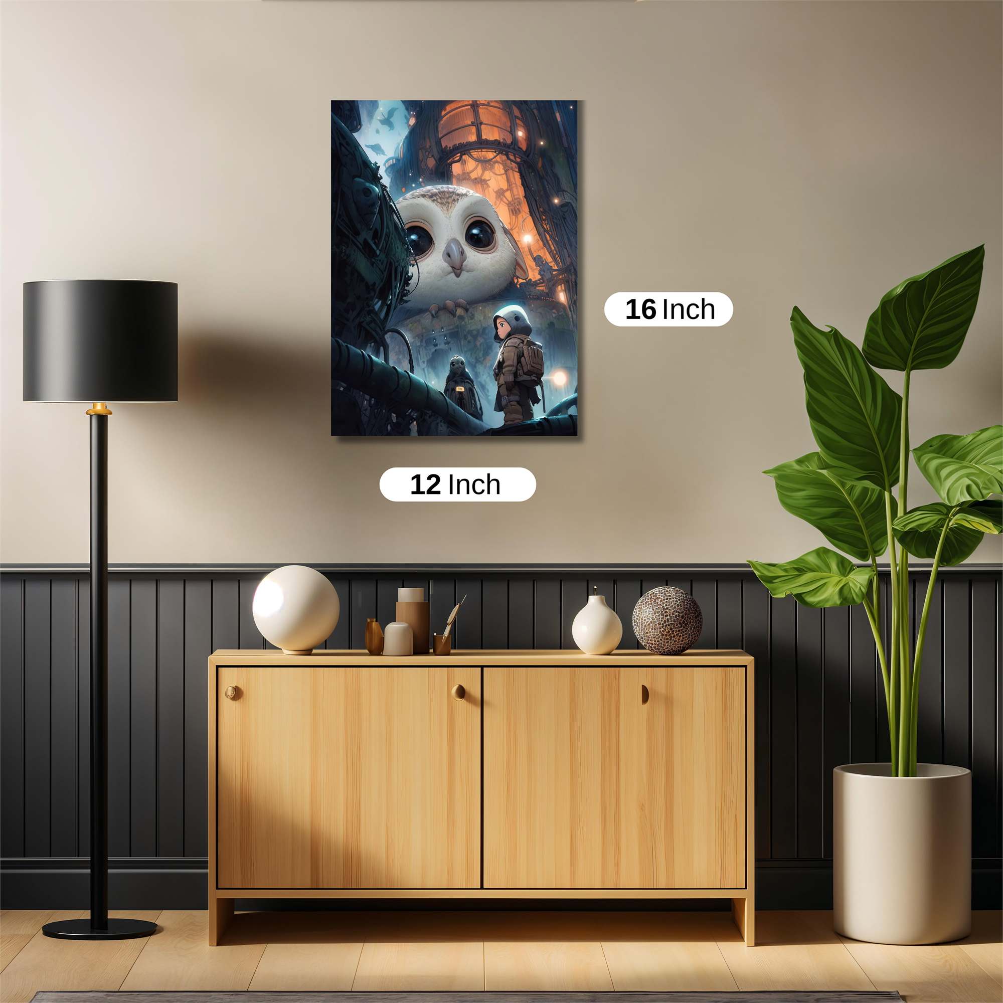 Owl Wonder Safe Wall Magnetic / M