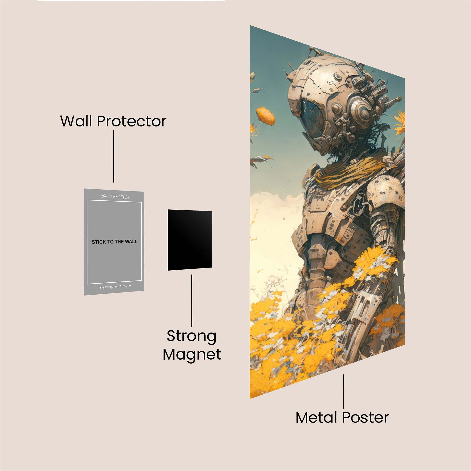 Robot Serenity Safe Wall Magnetic / M