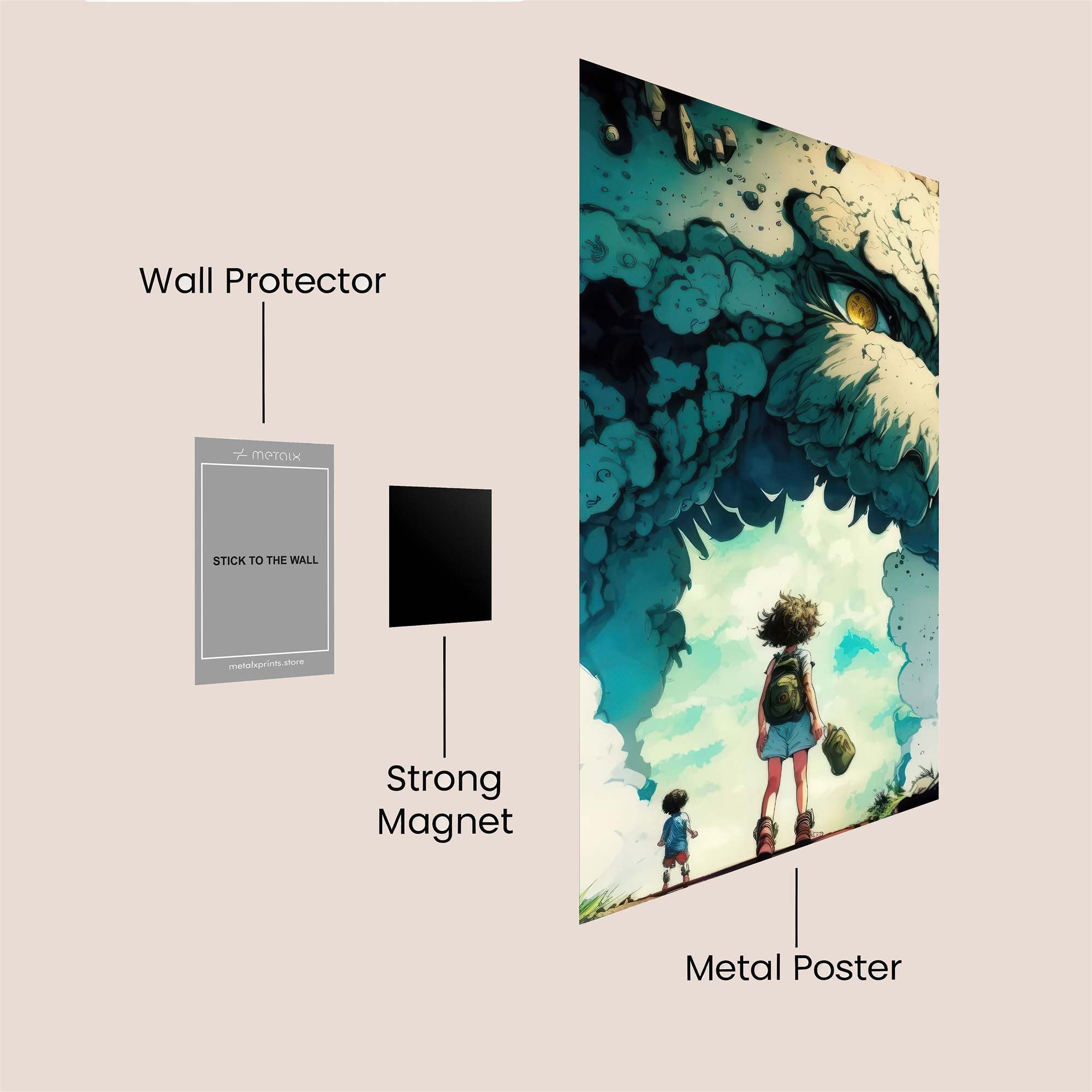 Clocktower Wonder Safe Wall Magnetic / M