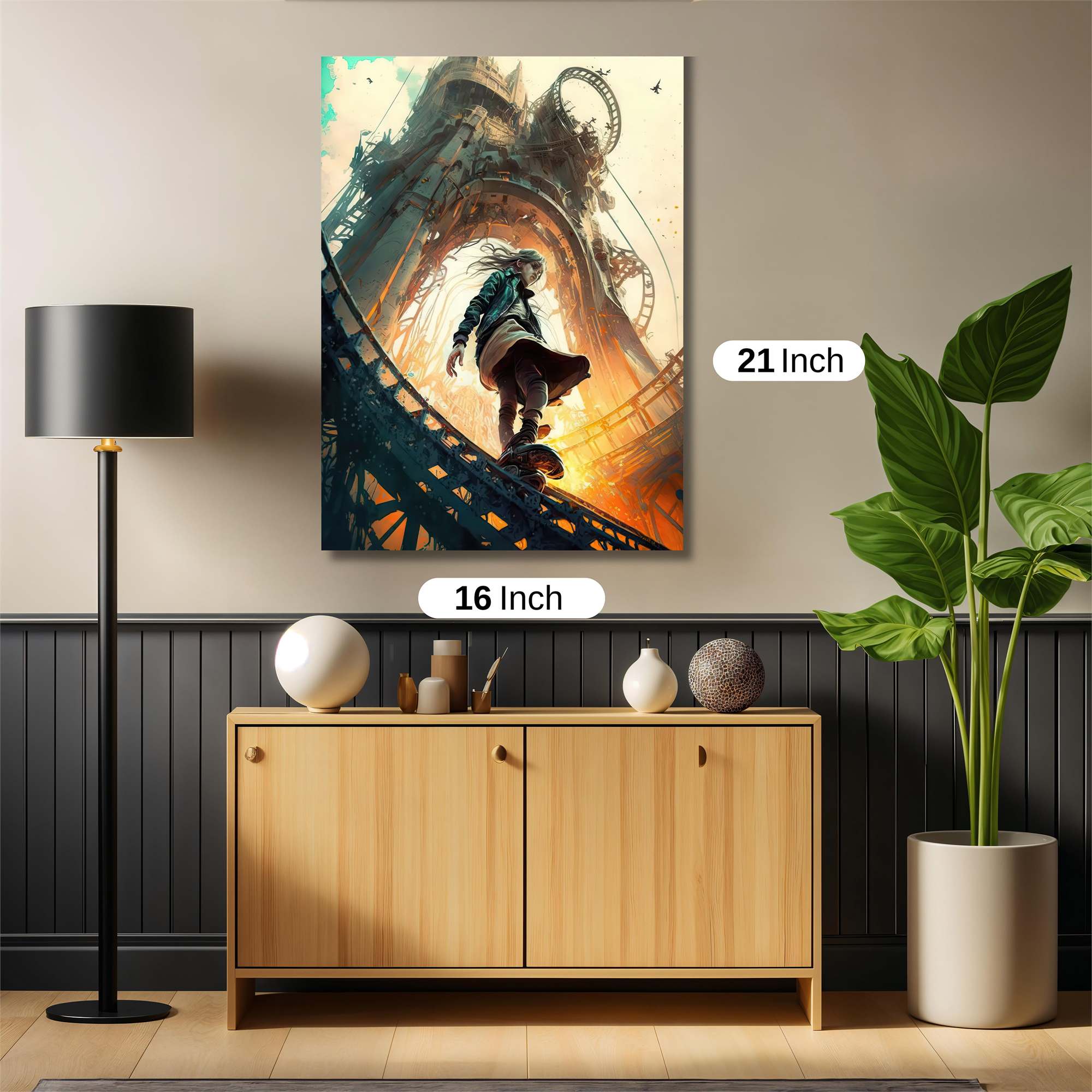 Skateboard Apocalypse Safe Wall Magnetic / M