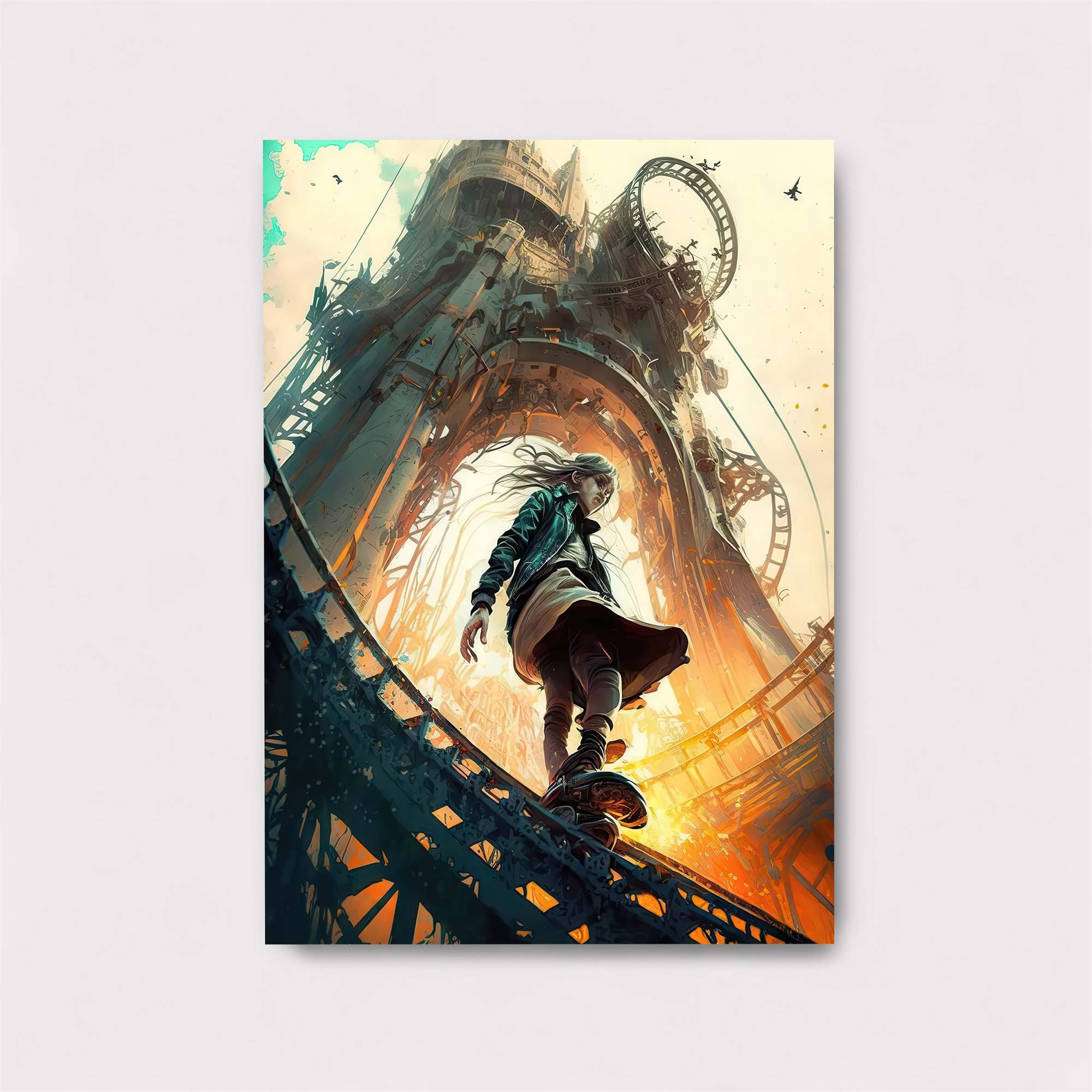 Skateboard Apocalypse Safe Wall Magnetic / M