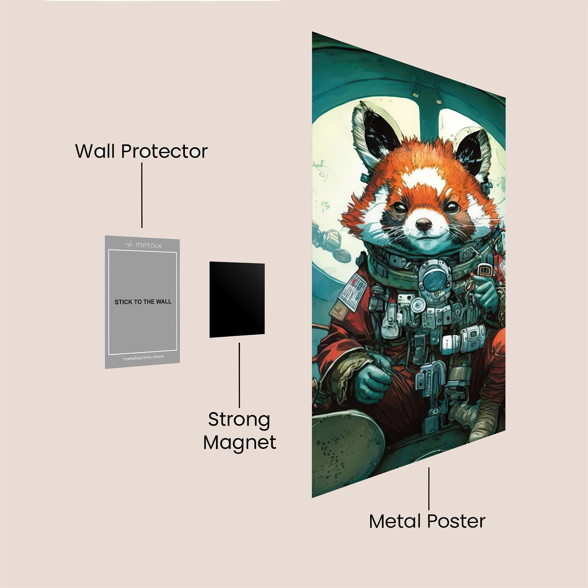 Mogura Wonder Safe Wall Magnetic / M
