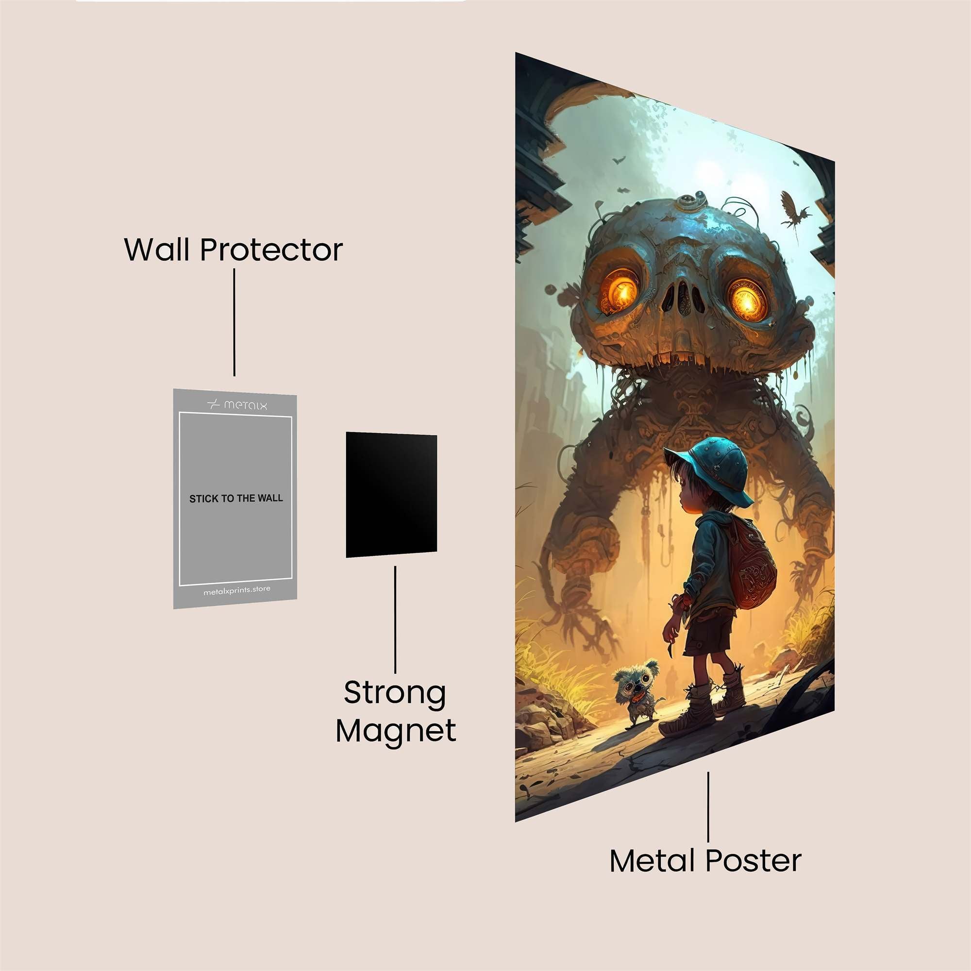 Giant Mystery Safe Wall Magnetic / M