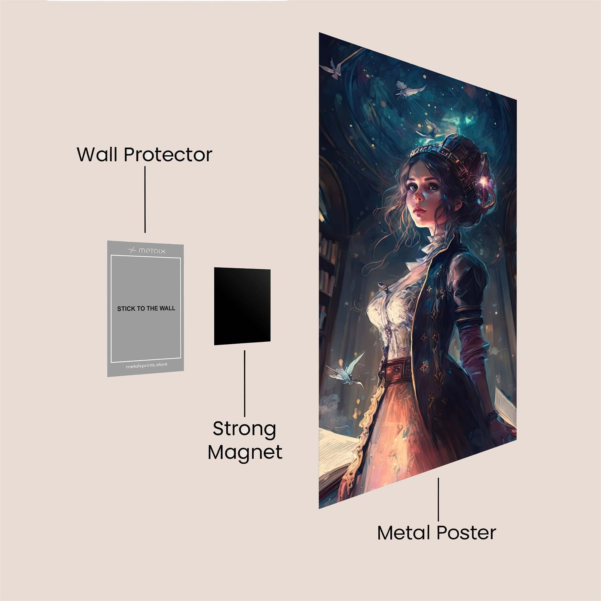 Astral Elegance Safe Wall Magnetic / M