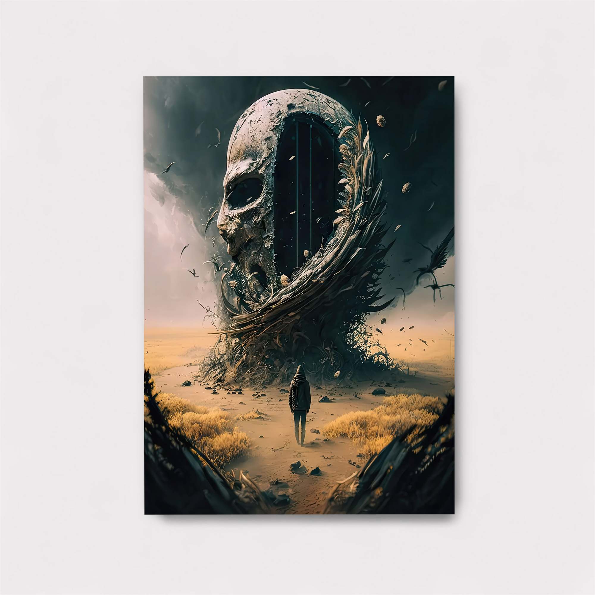 Skull Apocalypse Safe Wall Magnetic / M