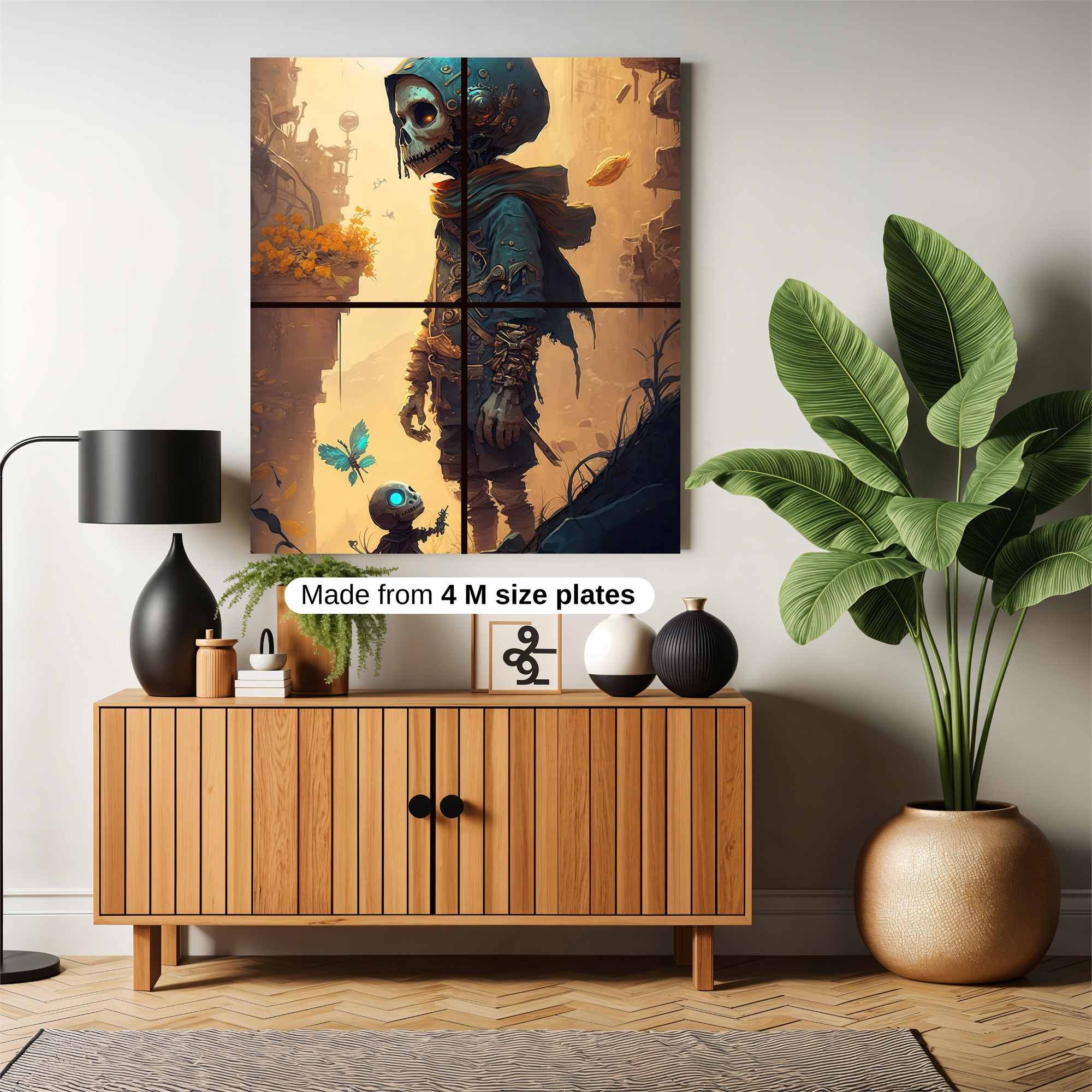 Skeleton Serenity Safe Wall Magnetic / M