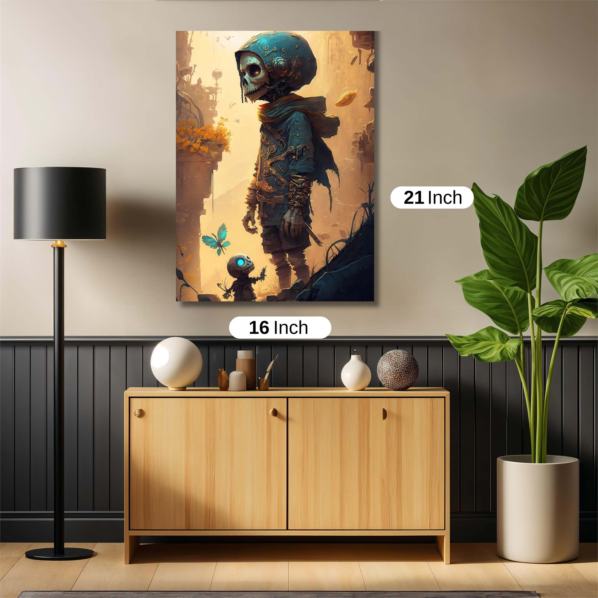 Skeleton Serenity Safe Wall Magnetic / M
