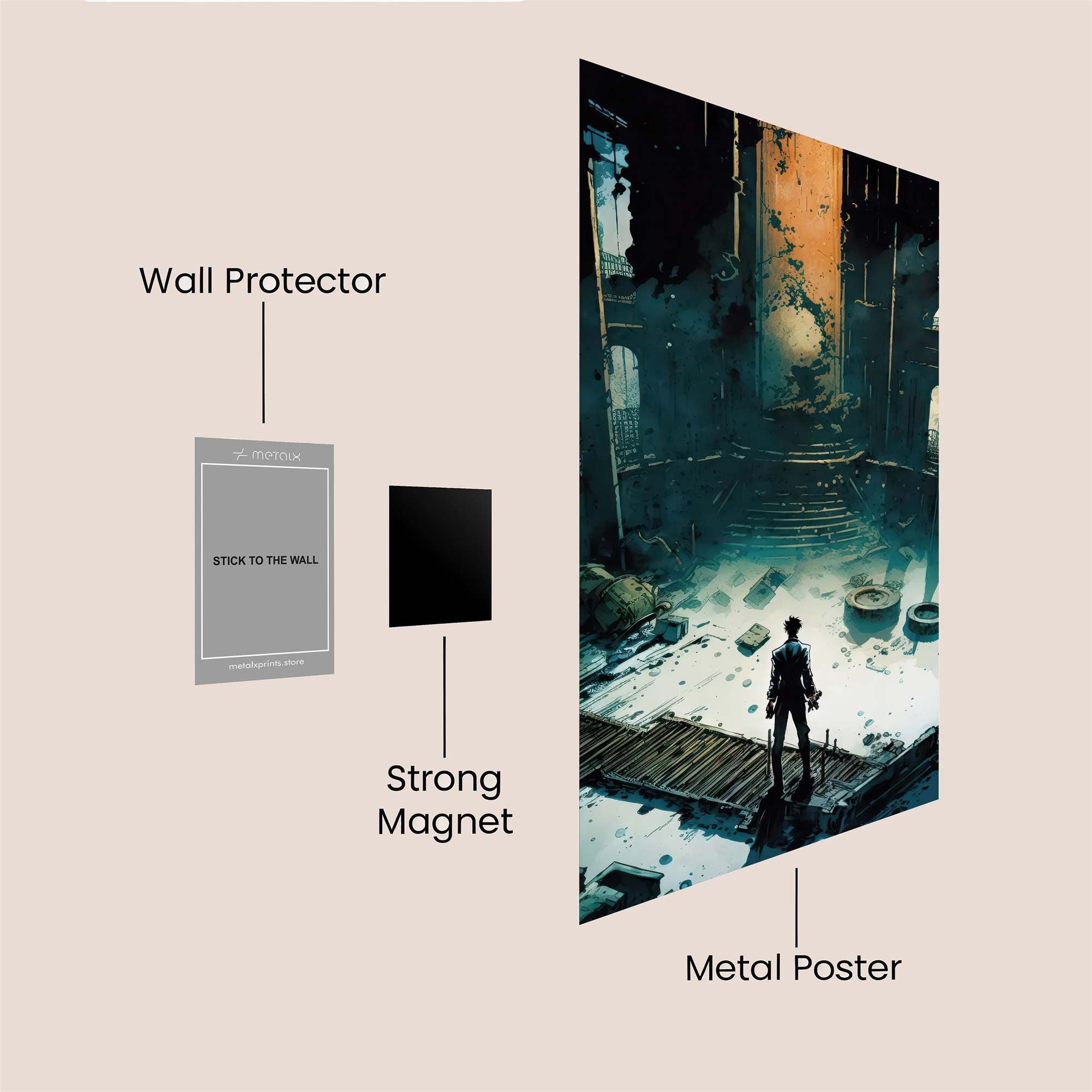 Ruin Echoes Safe Wall Magnetic / M