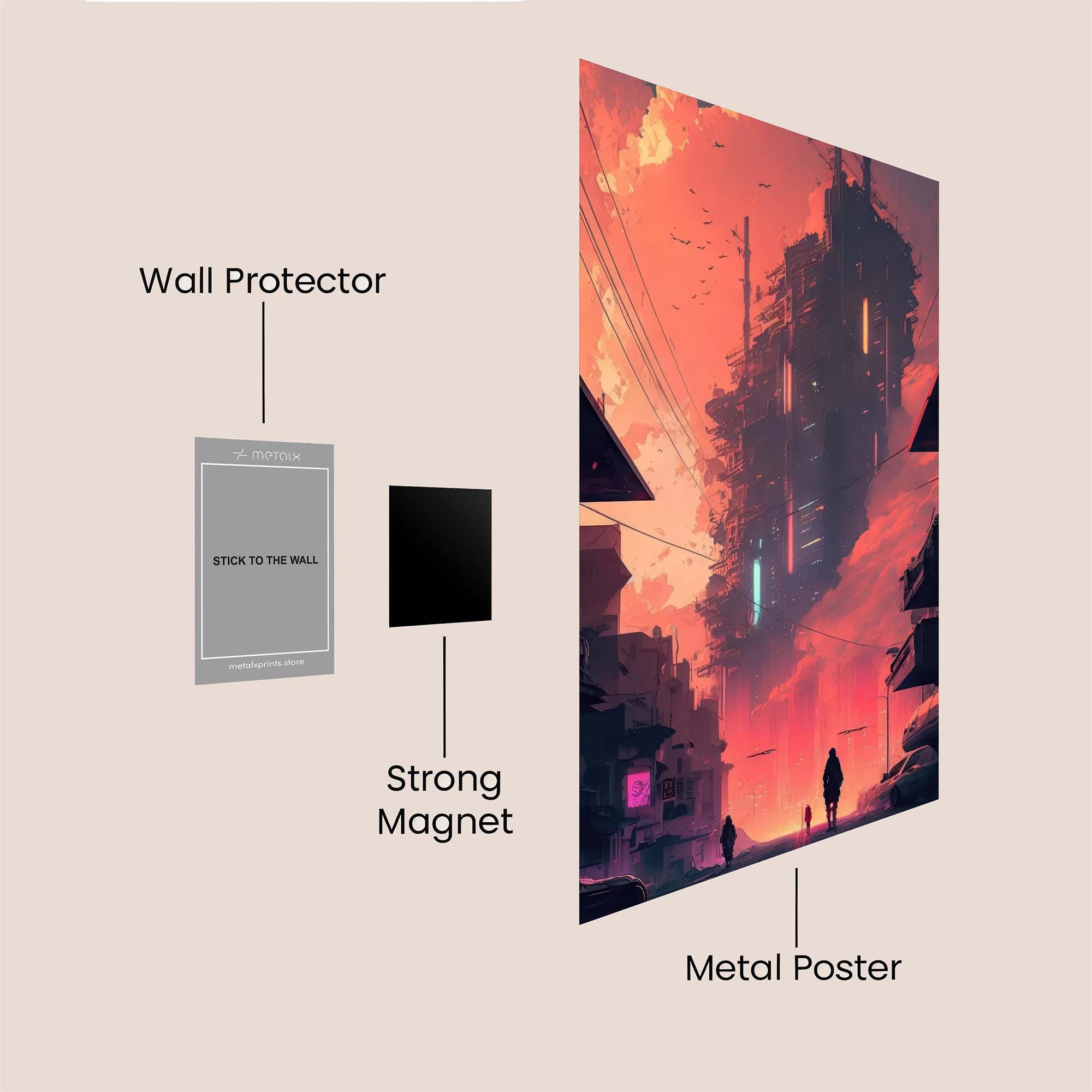 Cyberpunk Serenity Safe Wall Magnetic / M