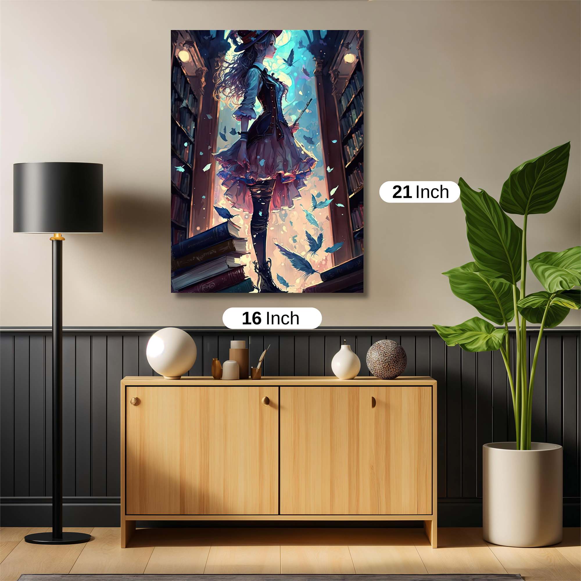 Witch Whimsy Safe Wall Magnetic / M