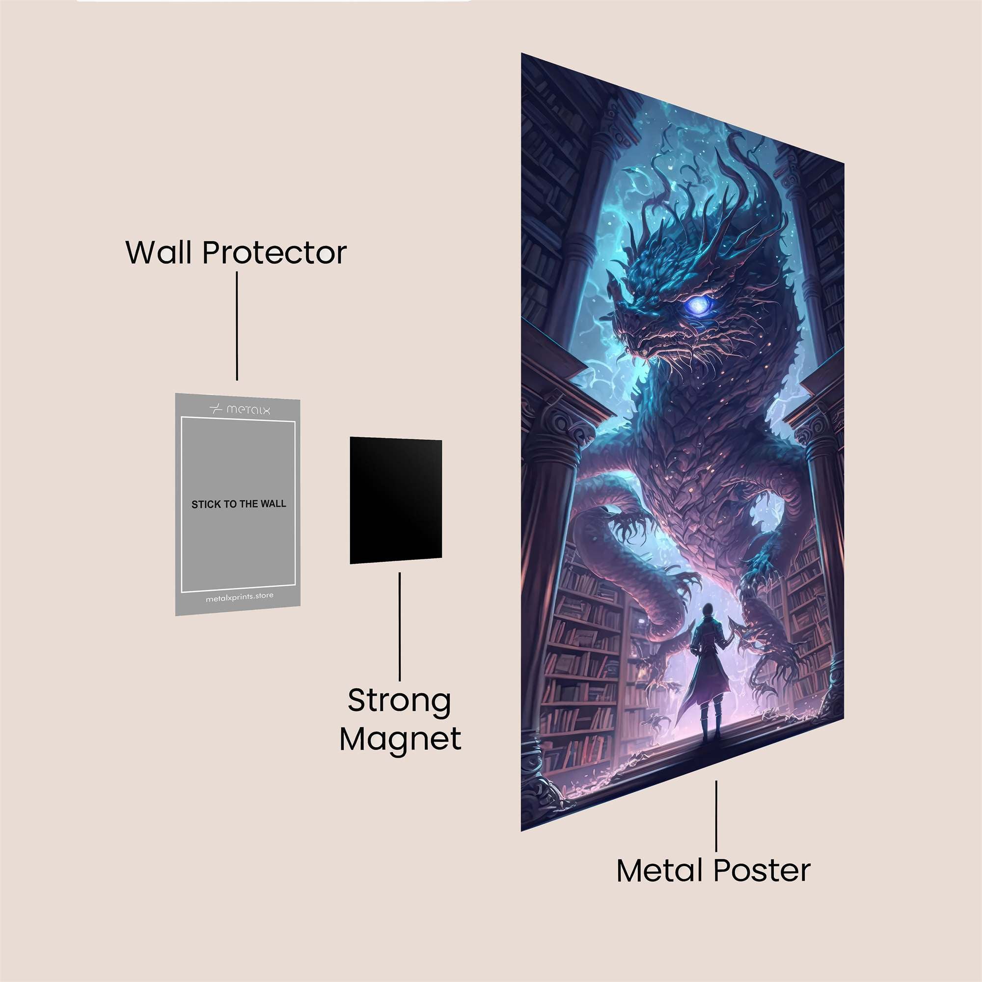 Dragon Enigma Safe Wall Magnetic / M