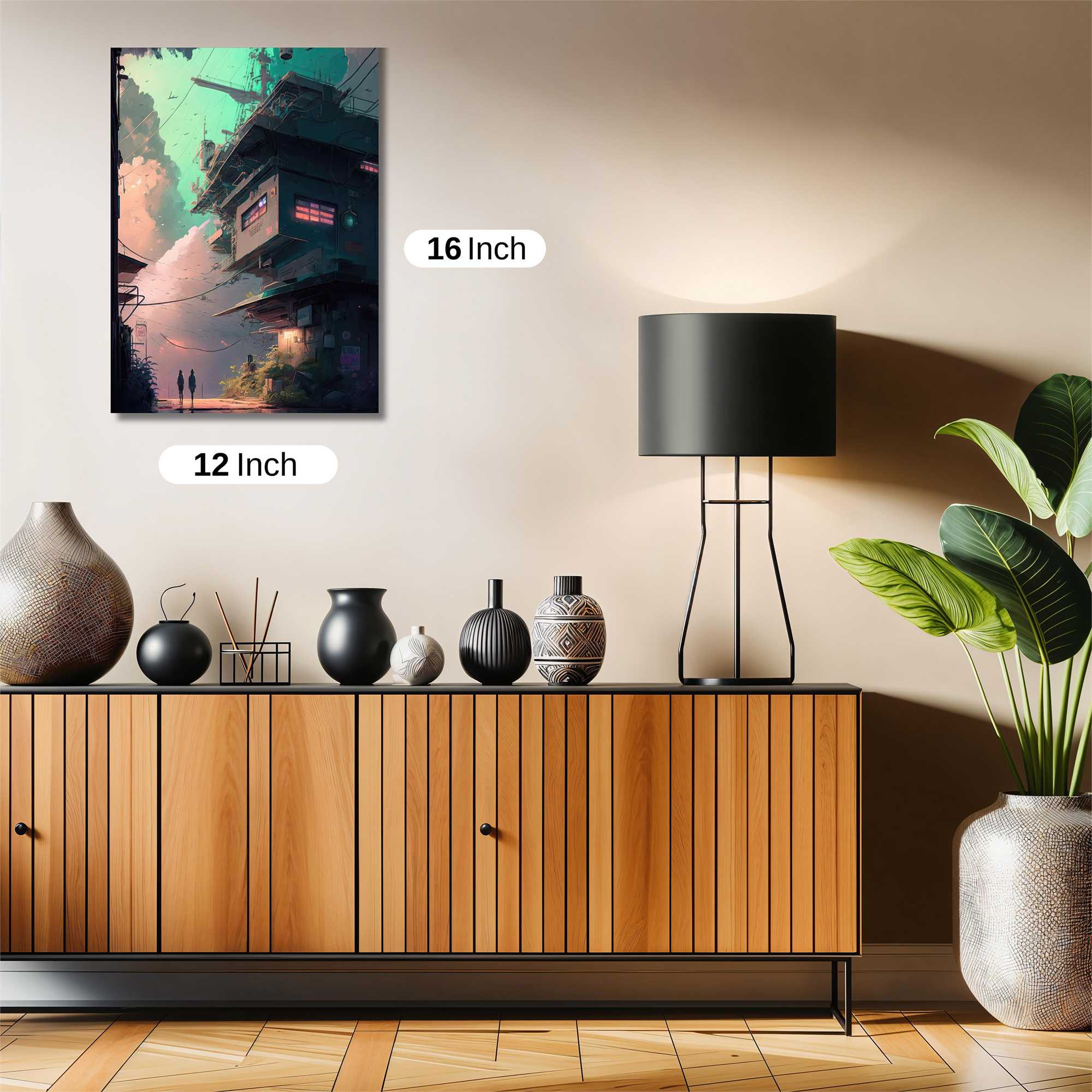 Neon Serenity Safe Wall Magnetic / M