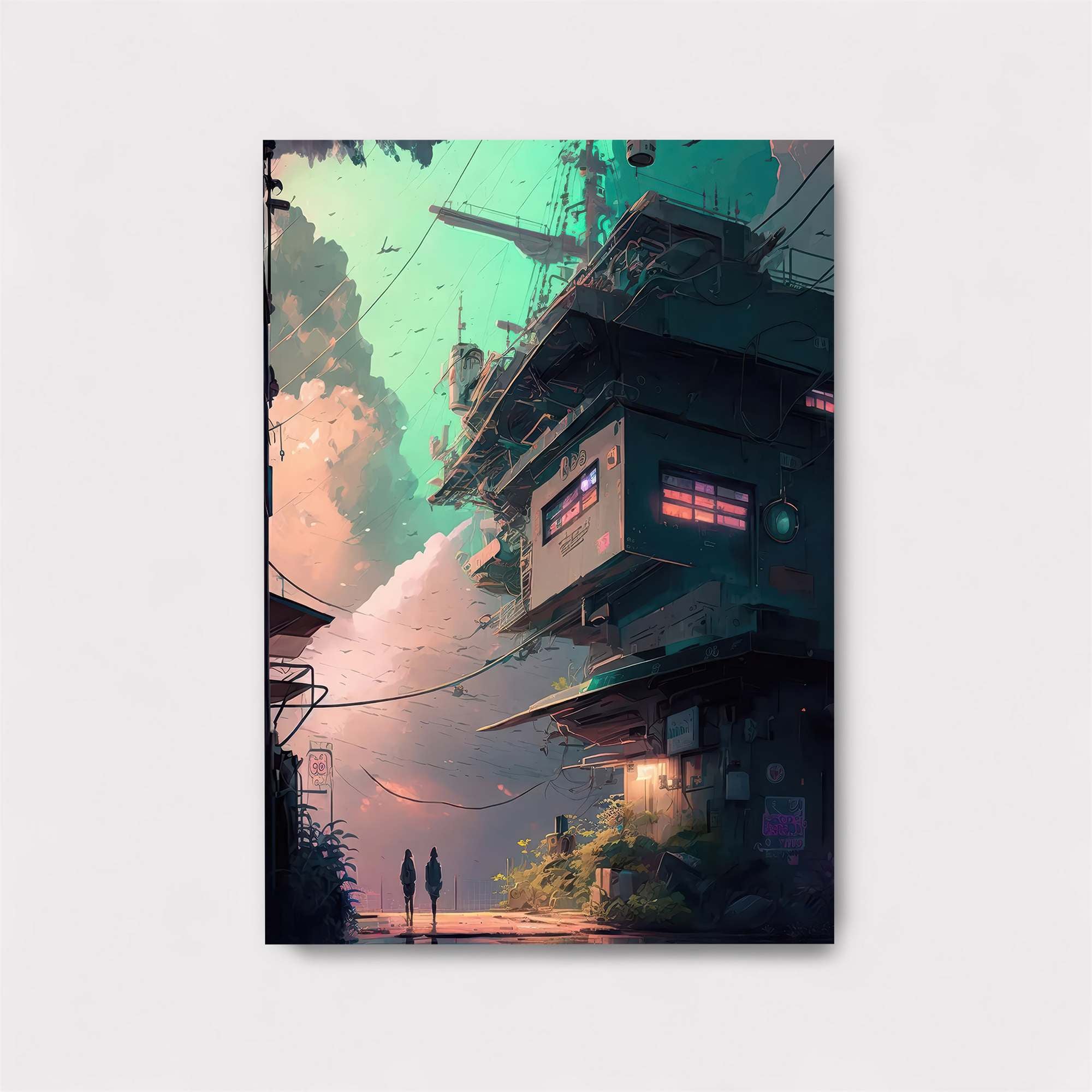 Neon Serenity Safe Wall Magnetic / M