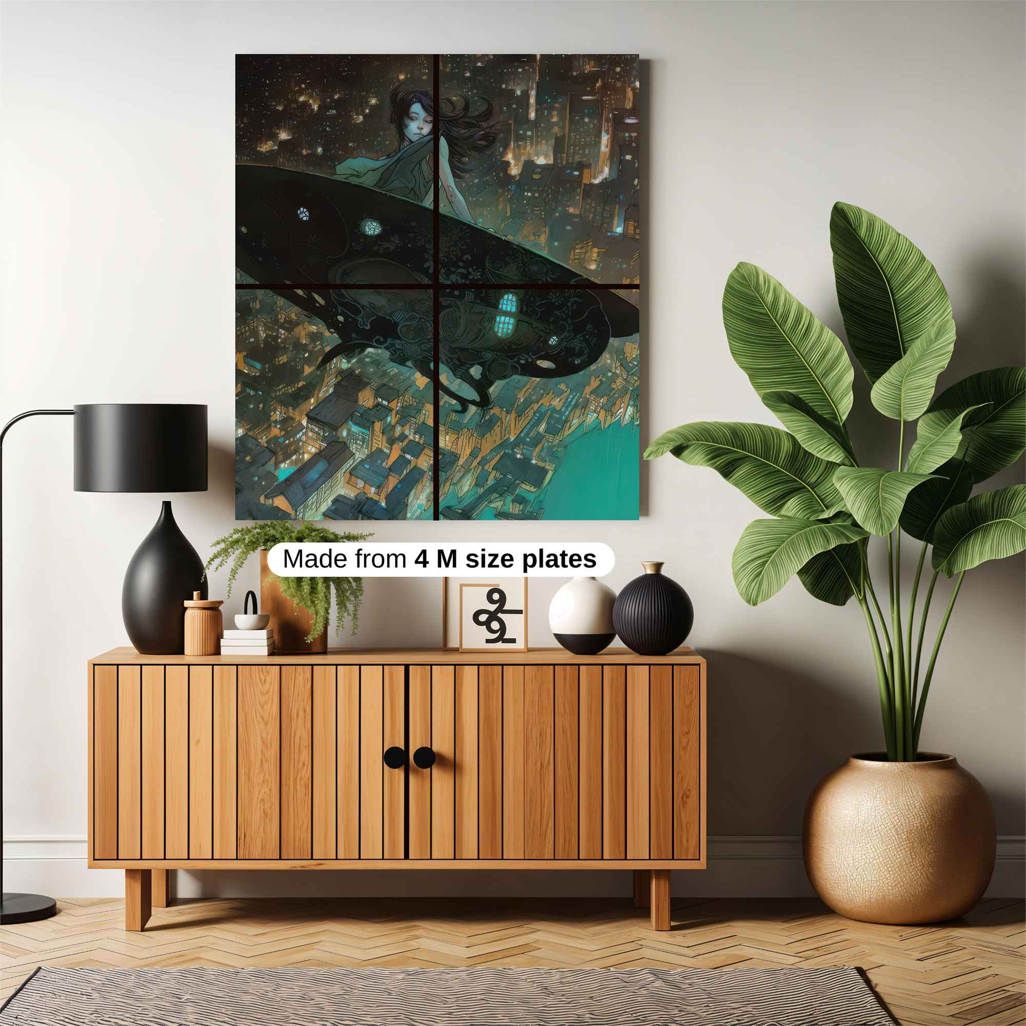 Alien Whimsy Safe Wall Magnetic / M