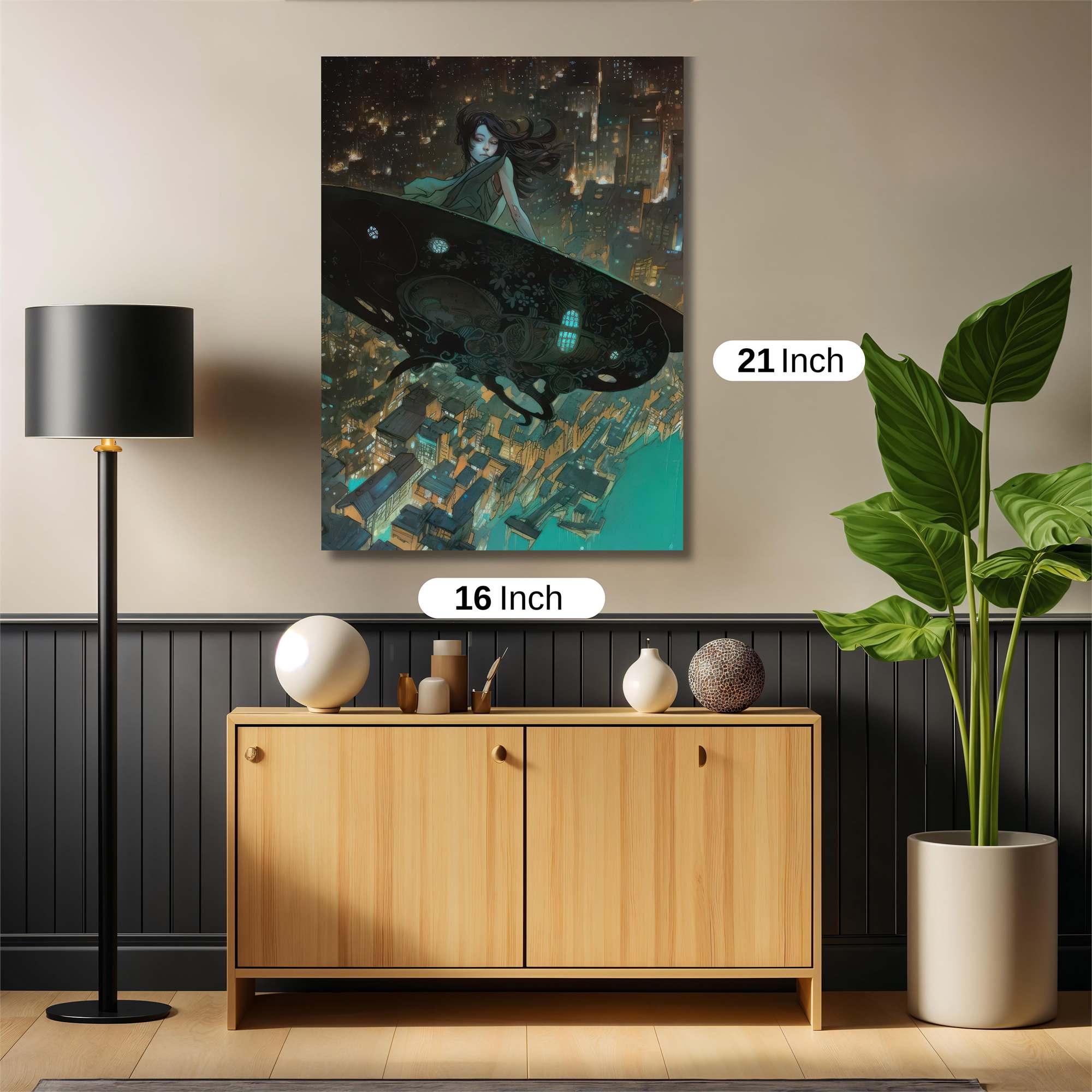 Alien Whimsy Safe Wall Magnetic / M