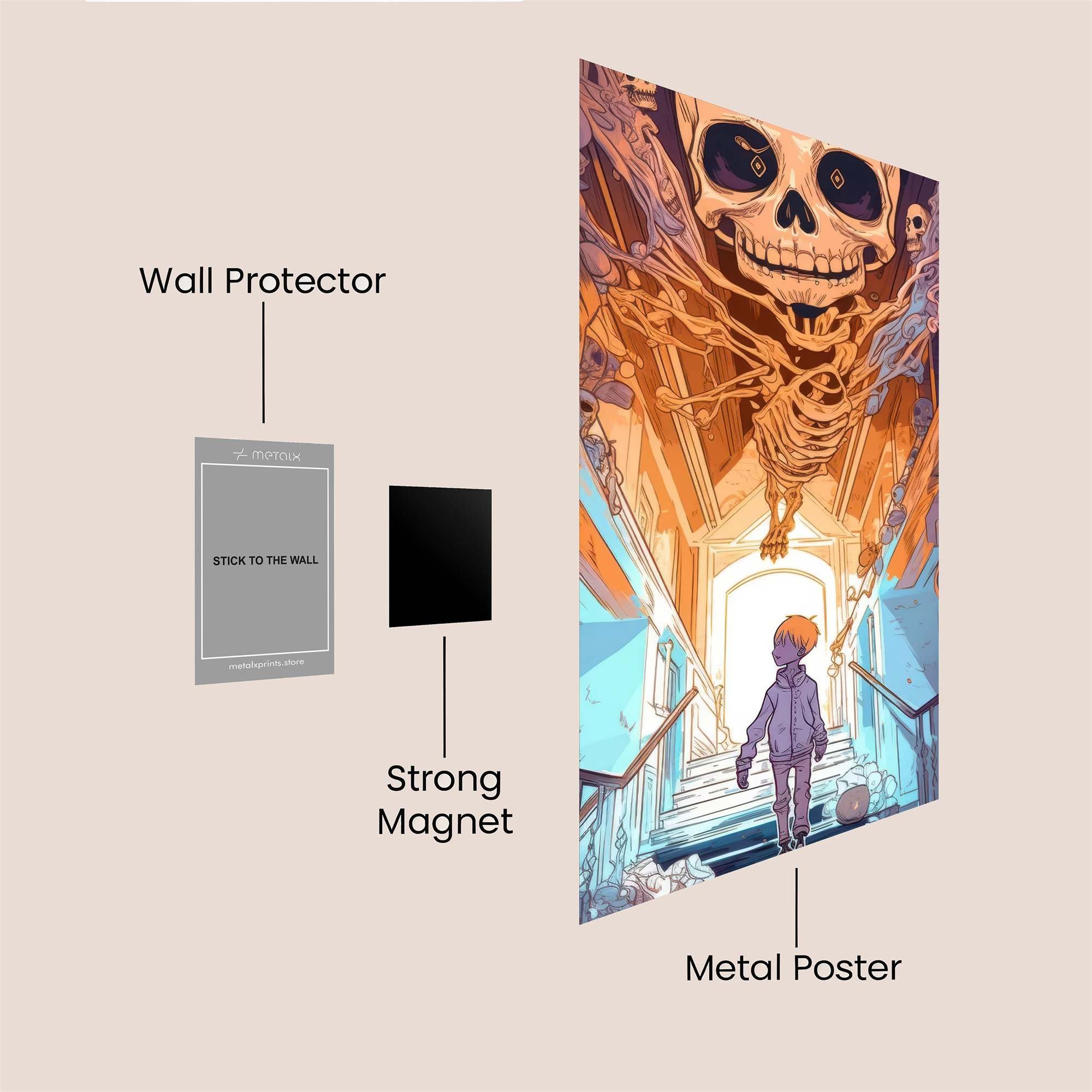 SkeletonWhisper Safe Wall Magnetic / M