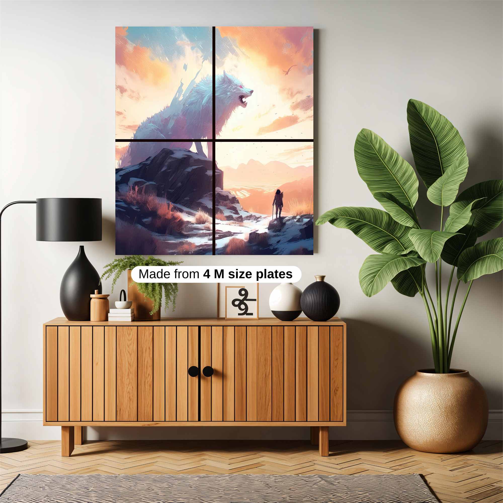 Wolf Radiance Safe Wall Magnetic / M