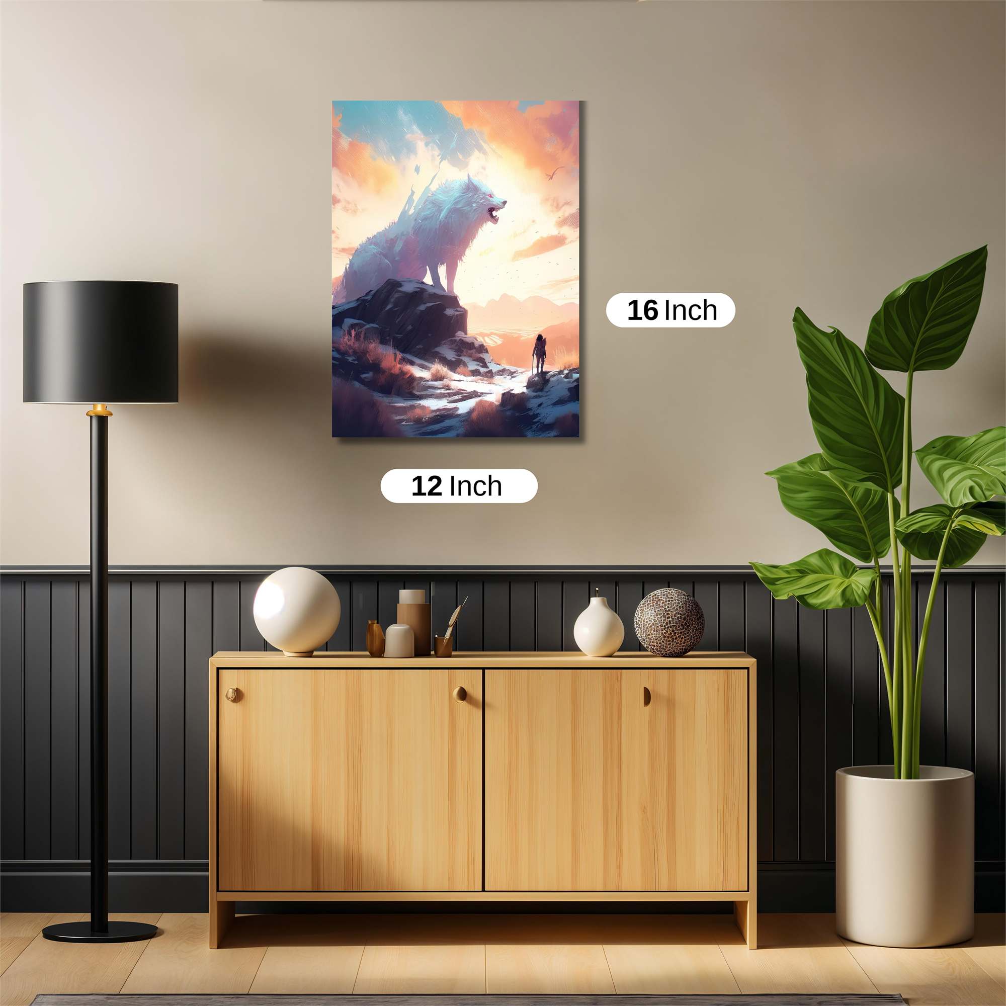 Wolf Radiance Safe Wall Magnetic / M