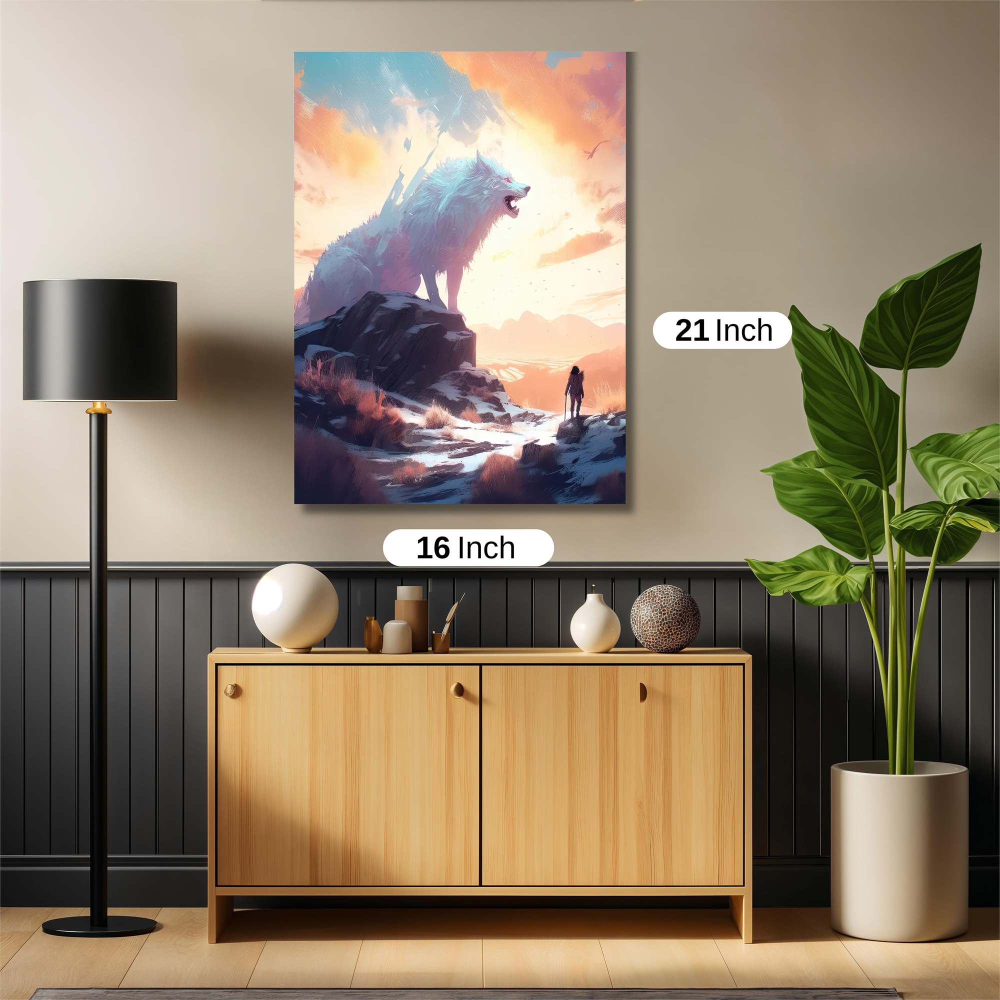 Wolf Radiance Safe Wall Magnetic / M