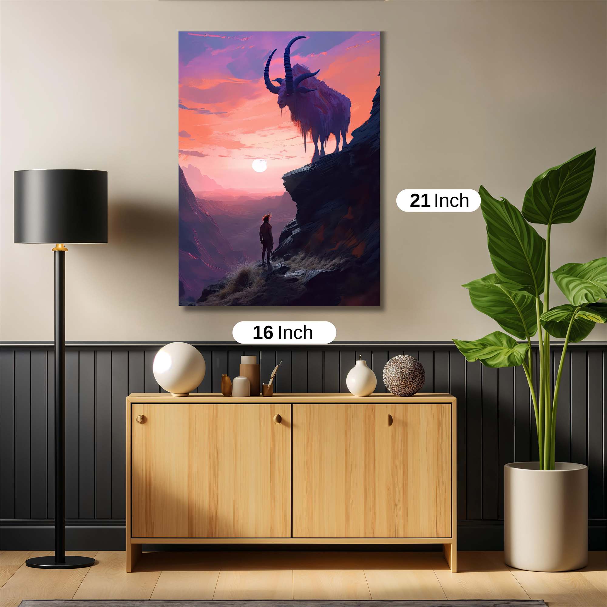 Mountain Majesty Safe Wall Magnetic / M