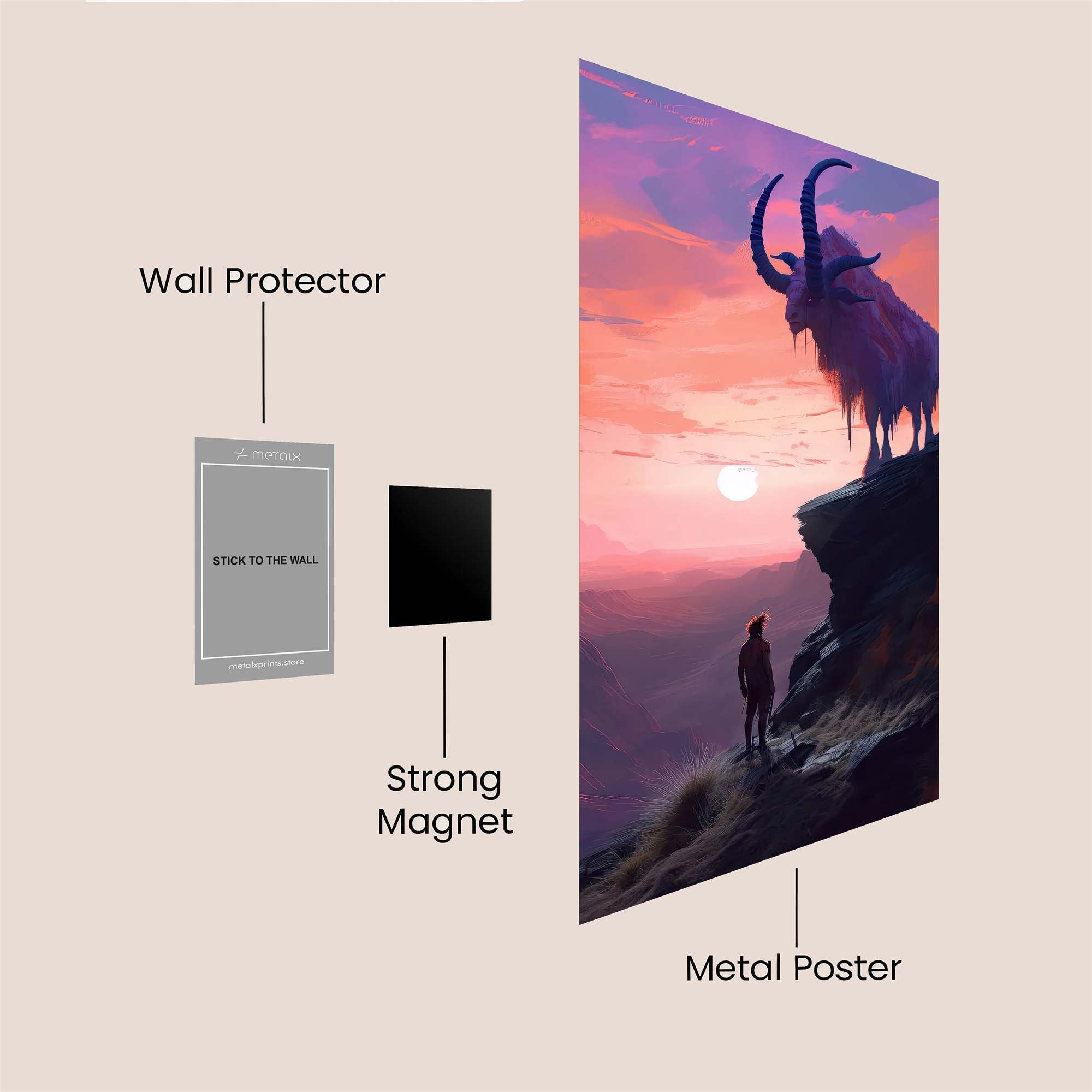 Mountain Majesty Safe Wall Magnetic / M