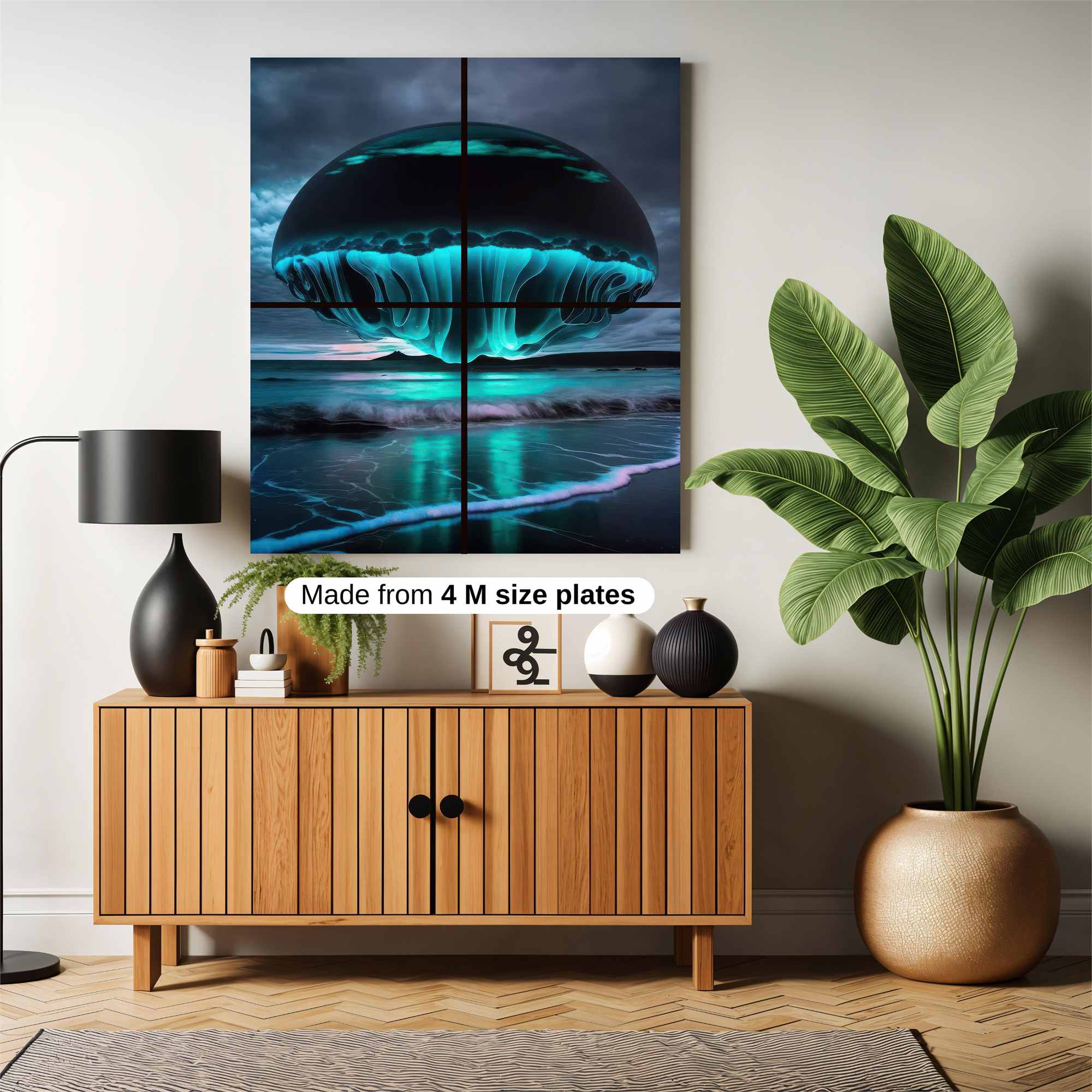 Tiger Feather Safe Wall Magnetic / M