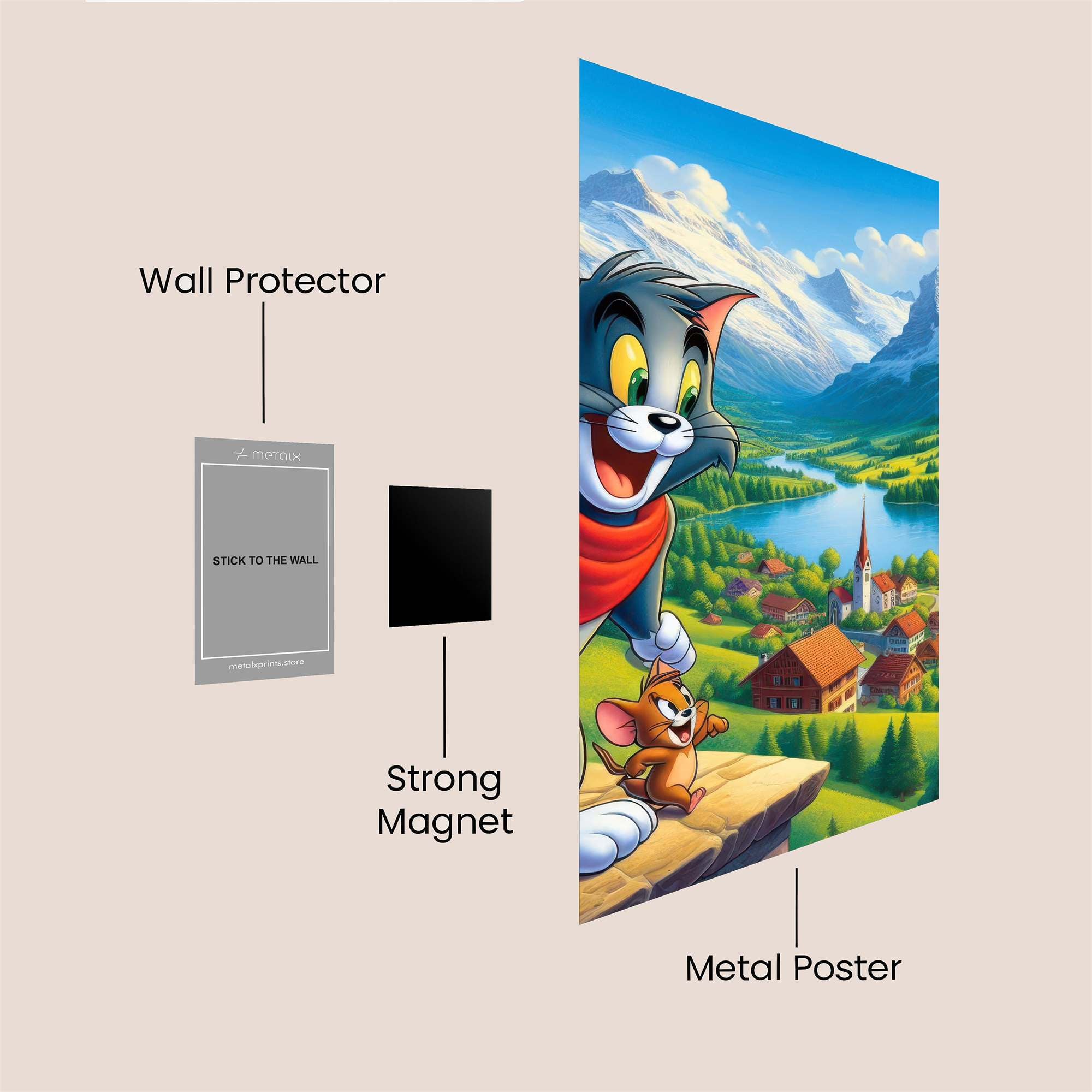 Bull Majestic Safe Wall Magnetic / M