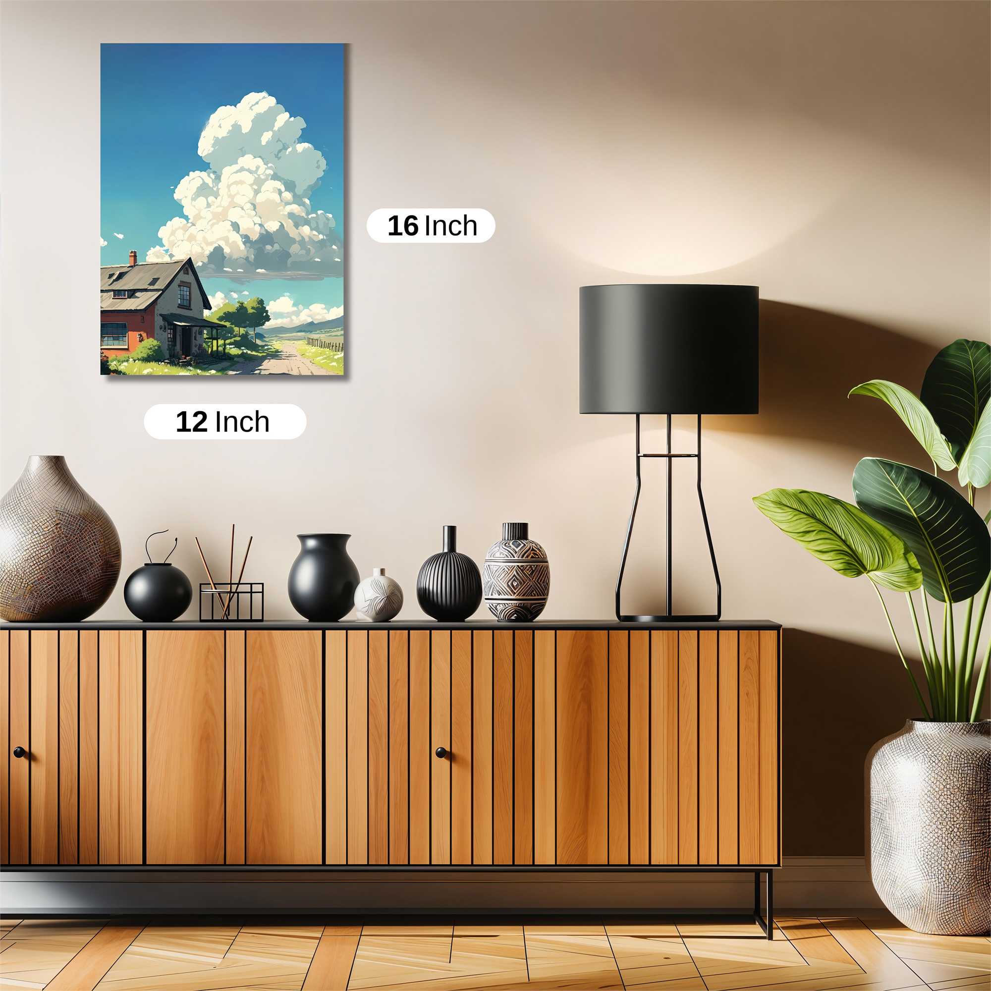 Cottage Serenity Safe Wall Magnetic / M