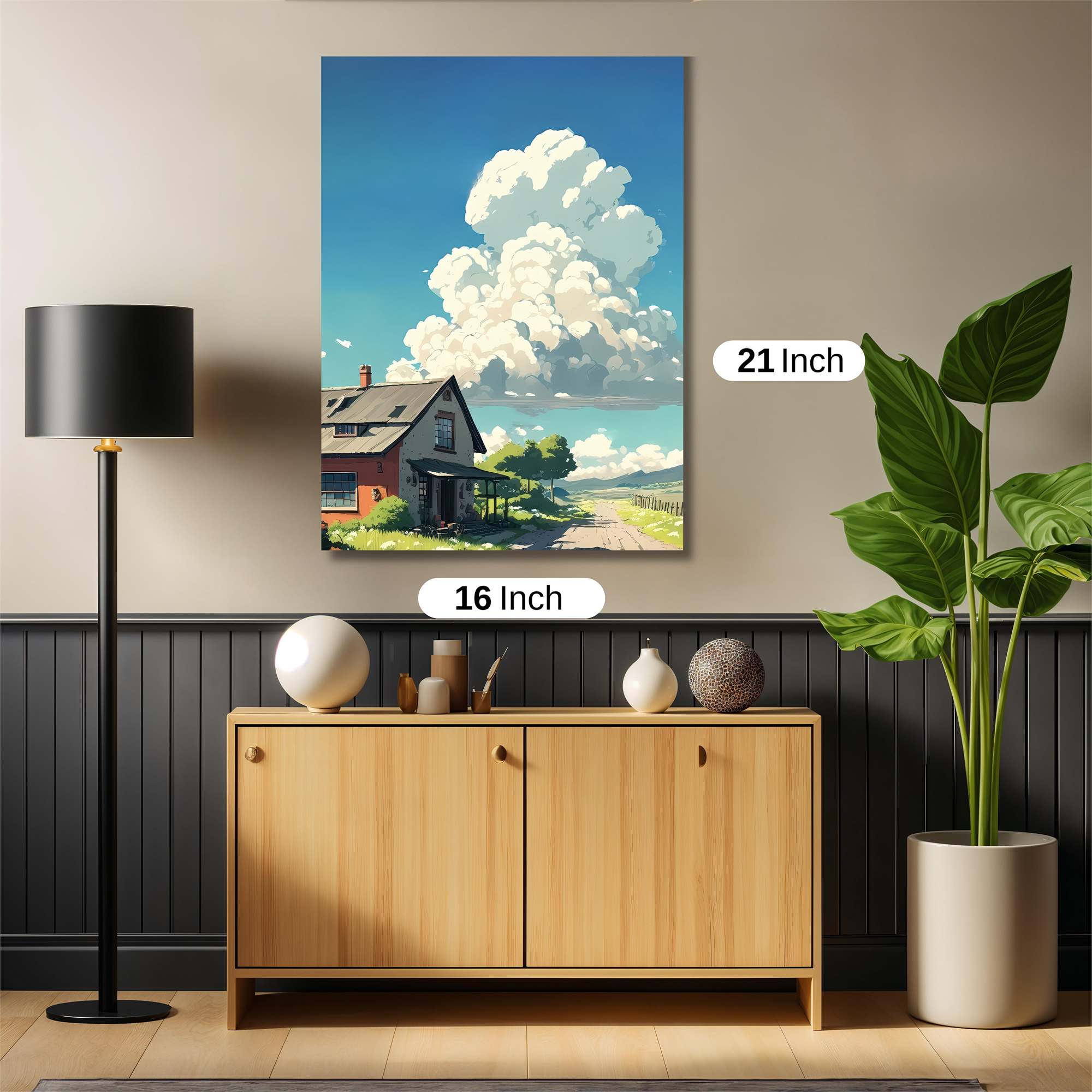 Cottage Serenity Safe Wall Magnetic / M