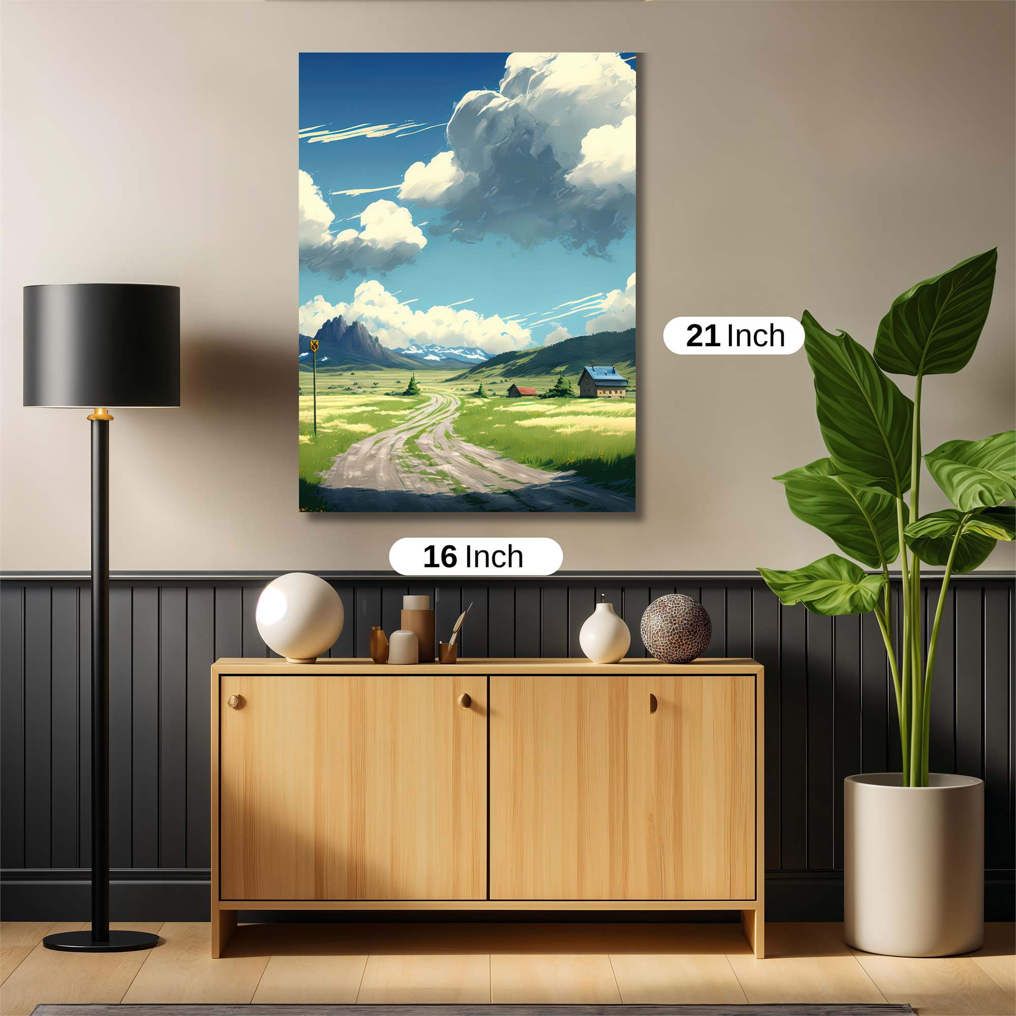 Countryside Bliss Safe Wall Magnetic / M