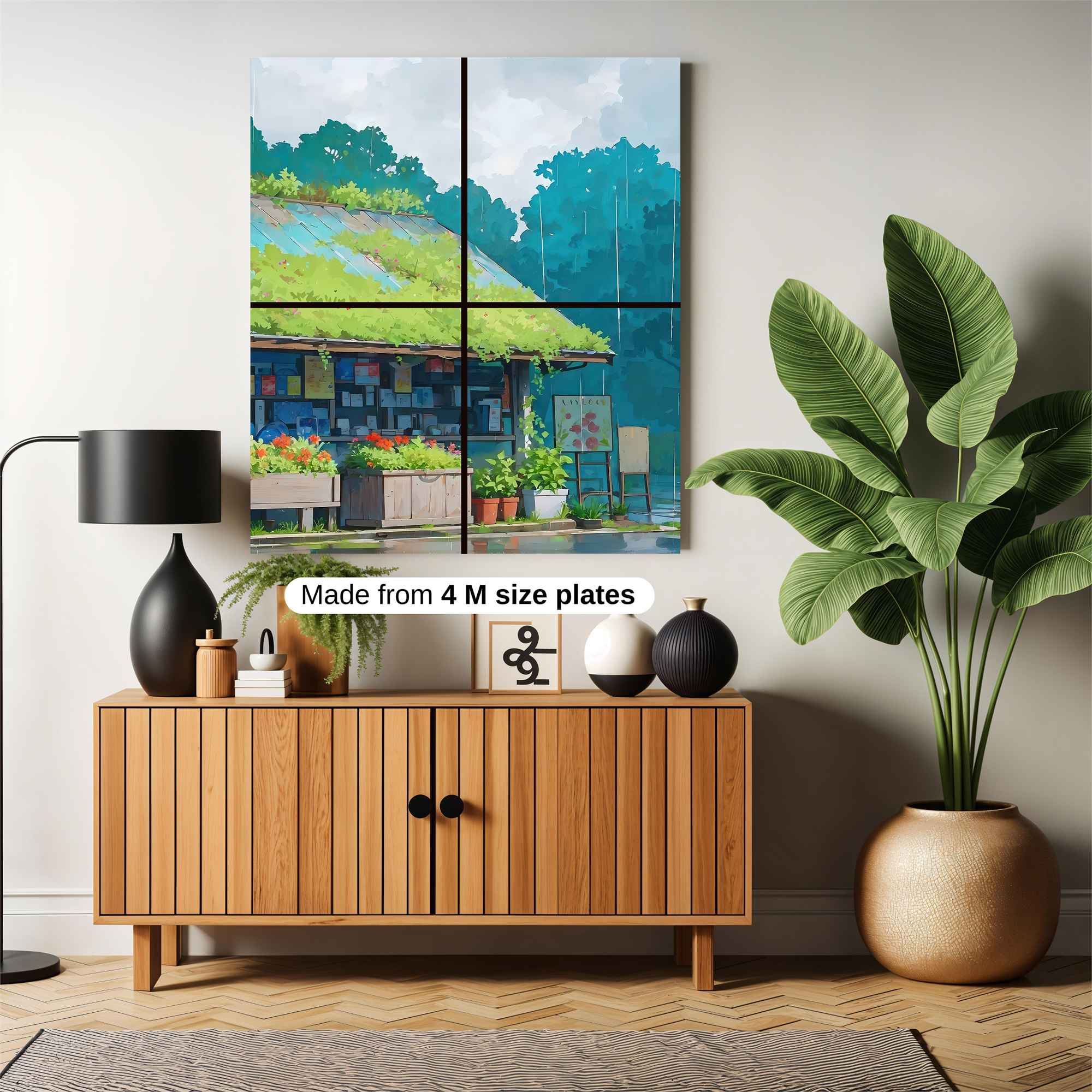 Floral Serenity Safe Wall Magnetic / M